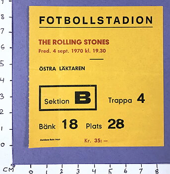 ROLLING STONES - Stockholm 1970
