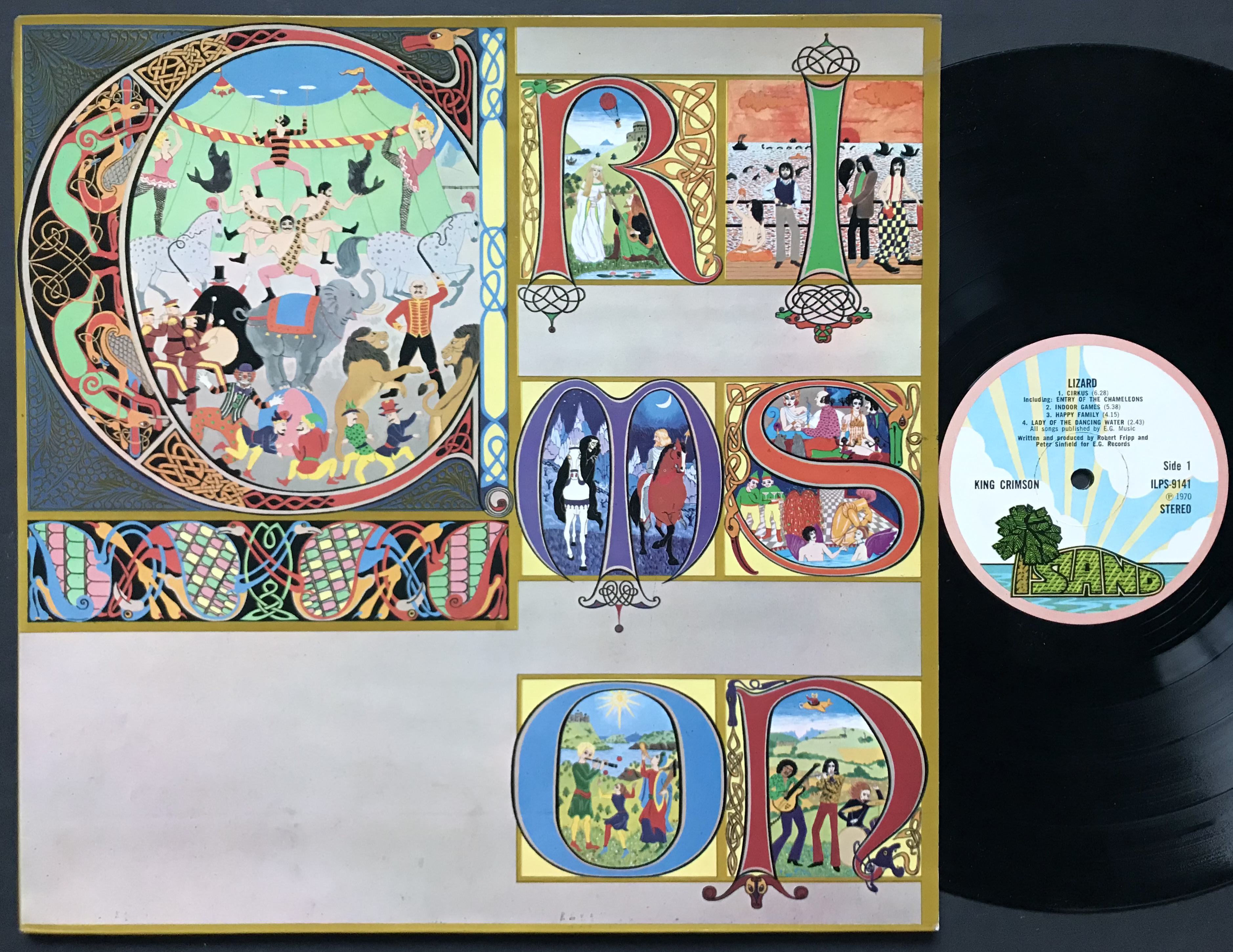 Nostalgipalatset - KING CRIMSON - Lizard UK-orig LP 1970