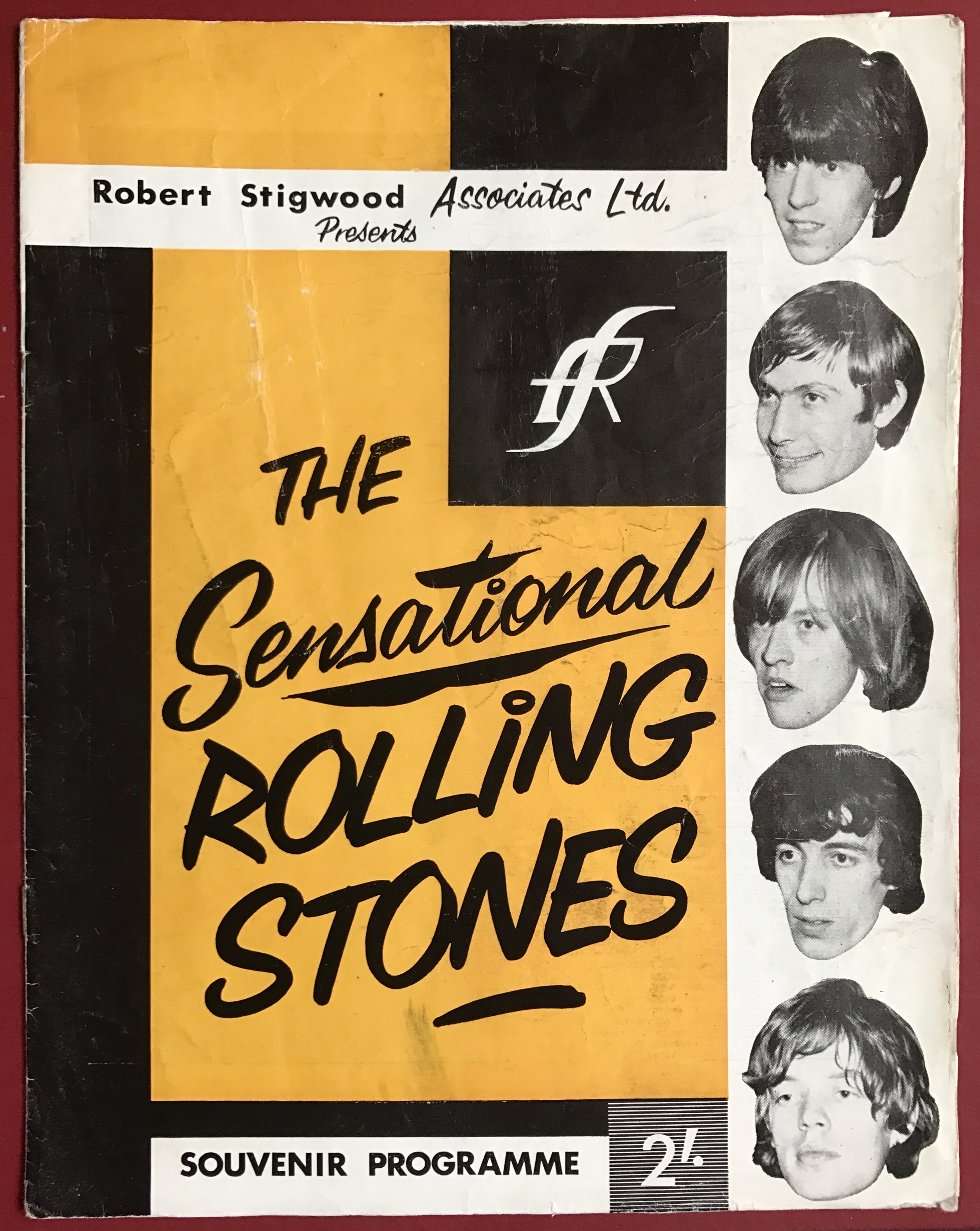 ROLLING STONES - 1964 UK turnéprogram