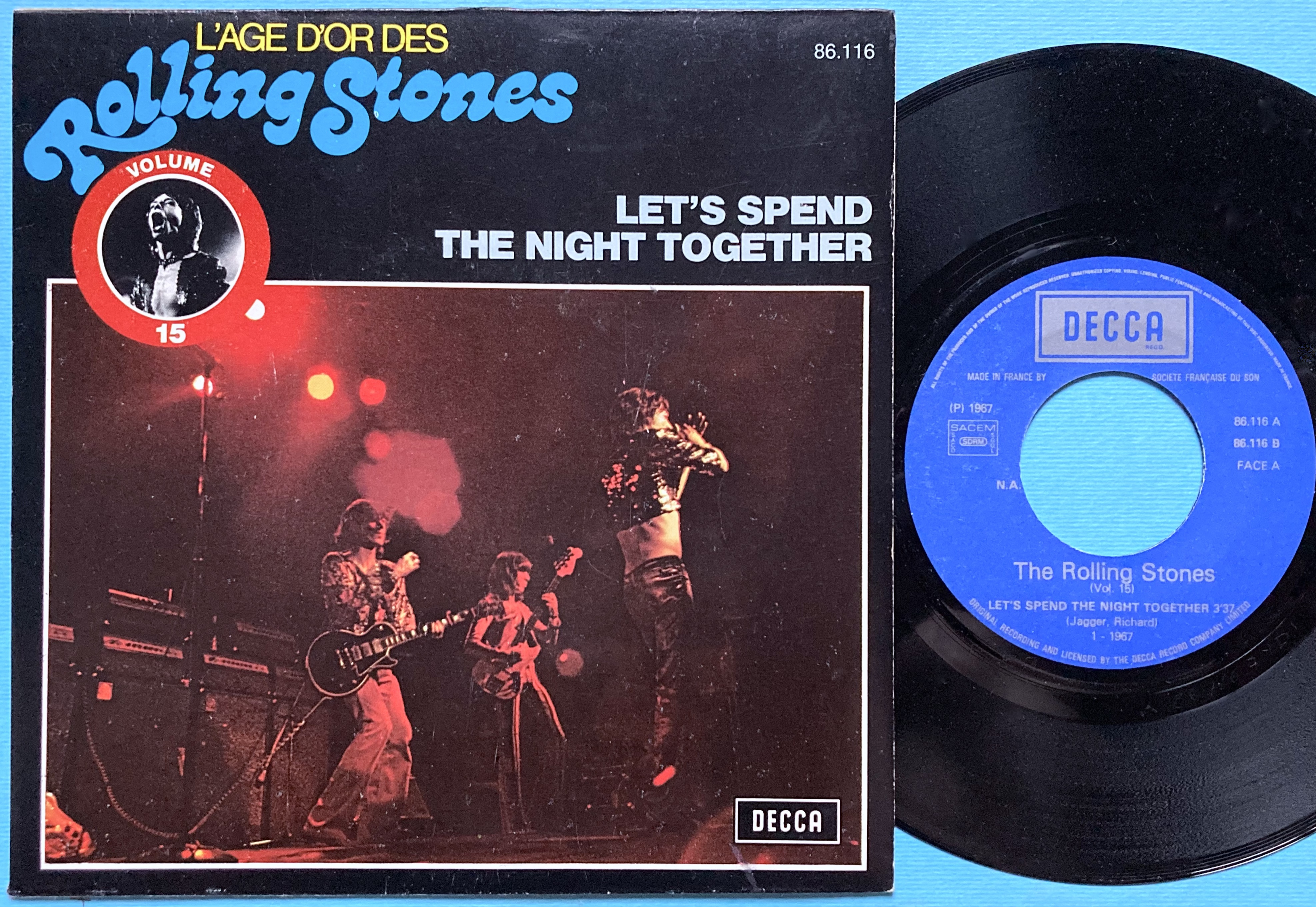 ROLLING STONES - Let´s spend the night together Fra PS  1975