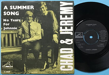 CHAD & JEREMY - A summer song Swe PS 1964
