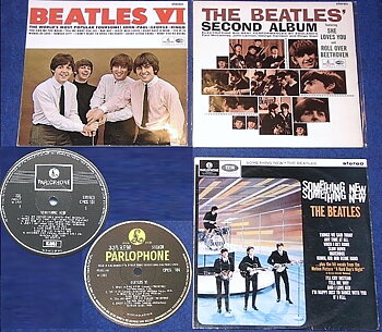 BEATLES - EXORT LP:s on Parlophone 