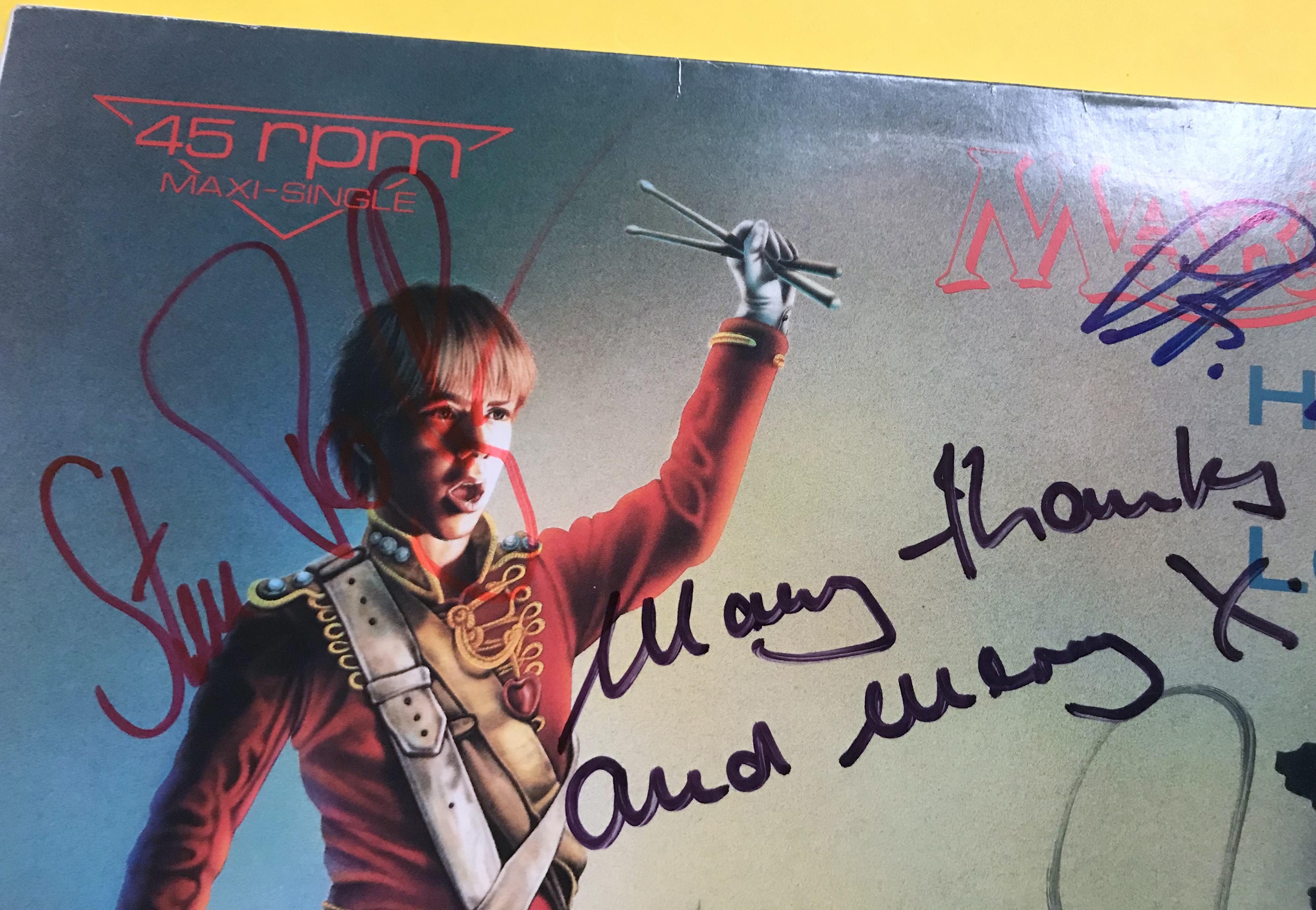 MARILLION - Heart of a Lothian SIGNERAD 12" Maxi 1985 - 2