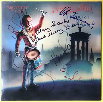 MARILLION - Heart of a Lothian SIGNERAD 12" Maxi 1985