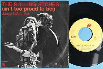 ROLLING STONES - Ain´t too proud to beg Italy PS 1974