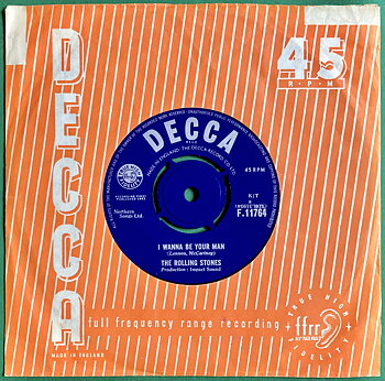 ROLLING STONES - I wanna be your man UK 45 1963