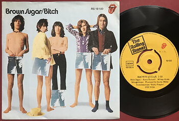ROLLING STONES - Brown sugar 7" Ger PS  1971