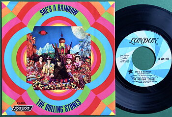 ROLLING STONES - She´s a rainbow USA  45/PS 1967
