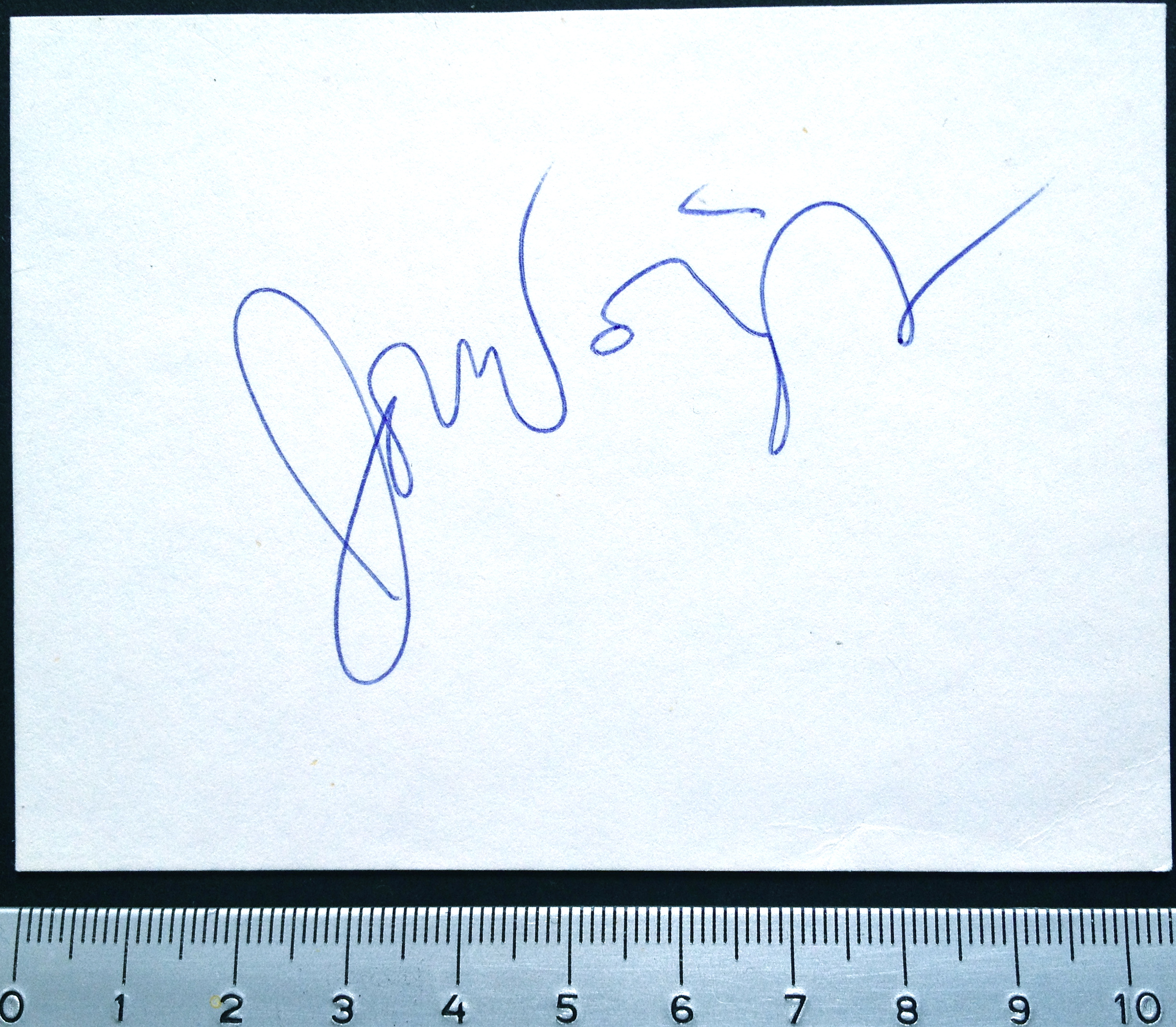 JON VOIGHT - Äkta autograf på papper