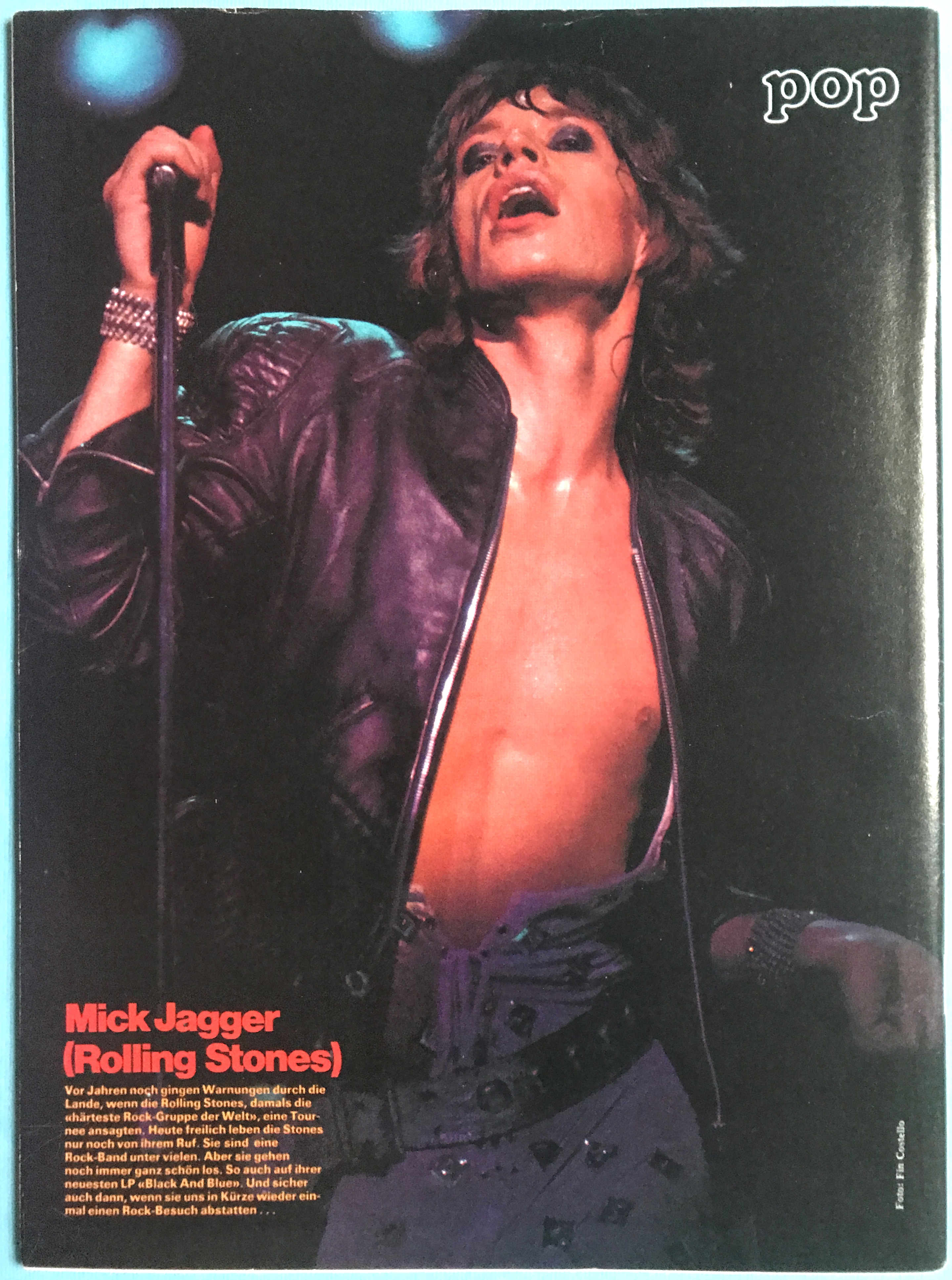 POP - Nr 7 1976  med AFFISCH - 2