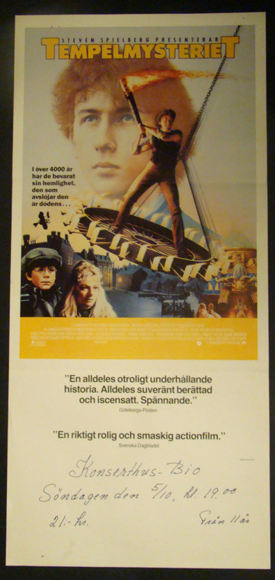 TEMPELMYSTRIET (1985)