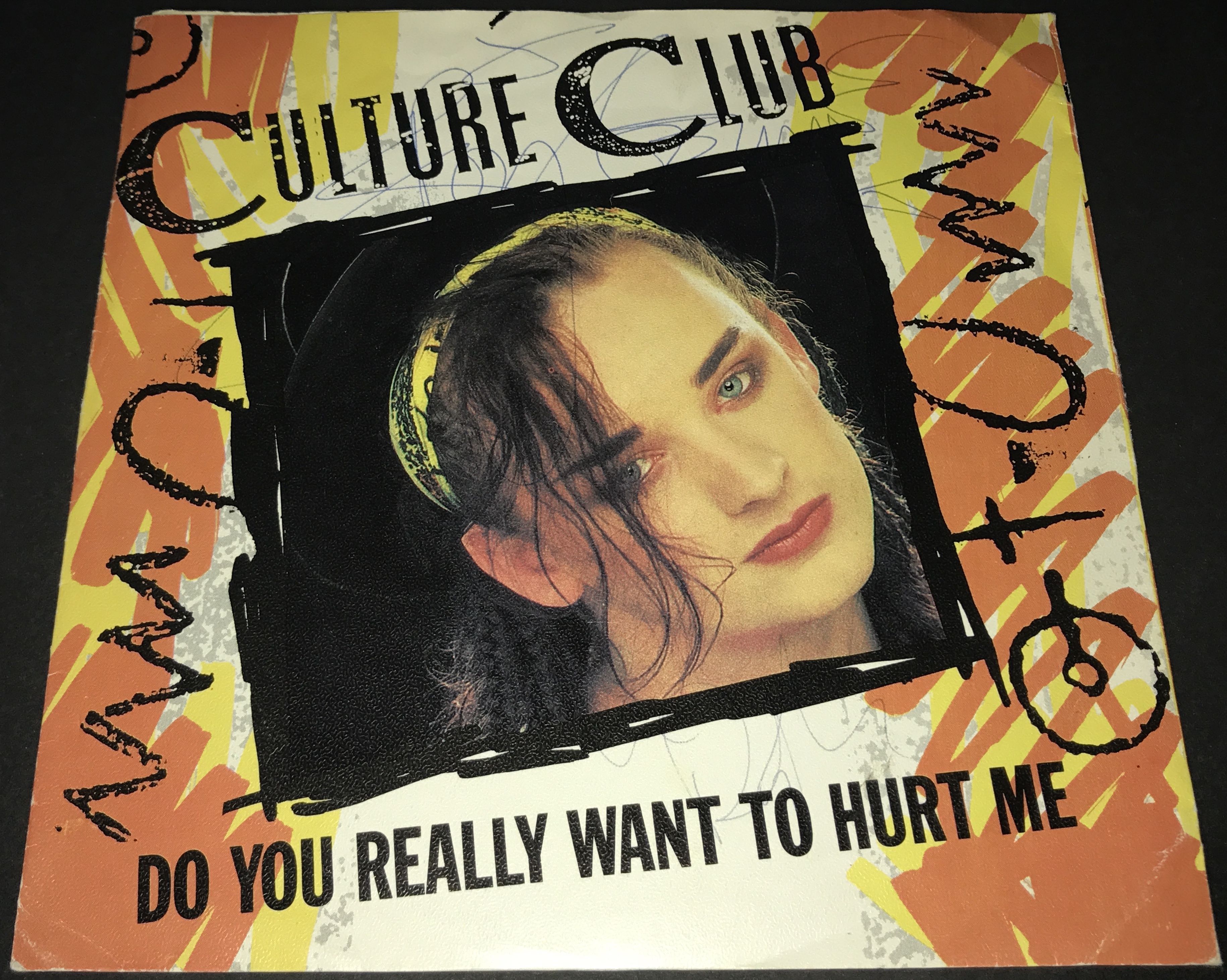 CULTURE CLUB - Do you really want to hurt me SIGNED Swe-orig 7" 1982 - 2