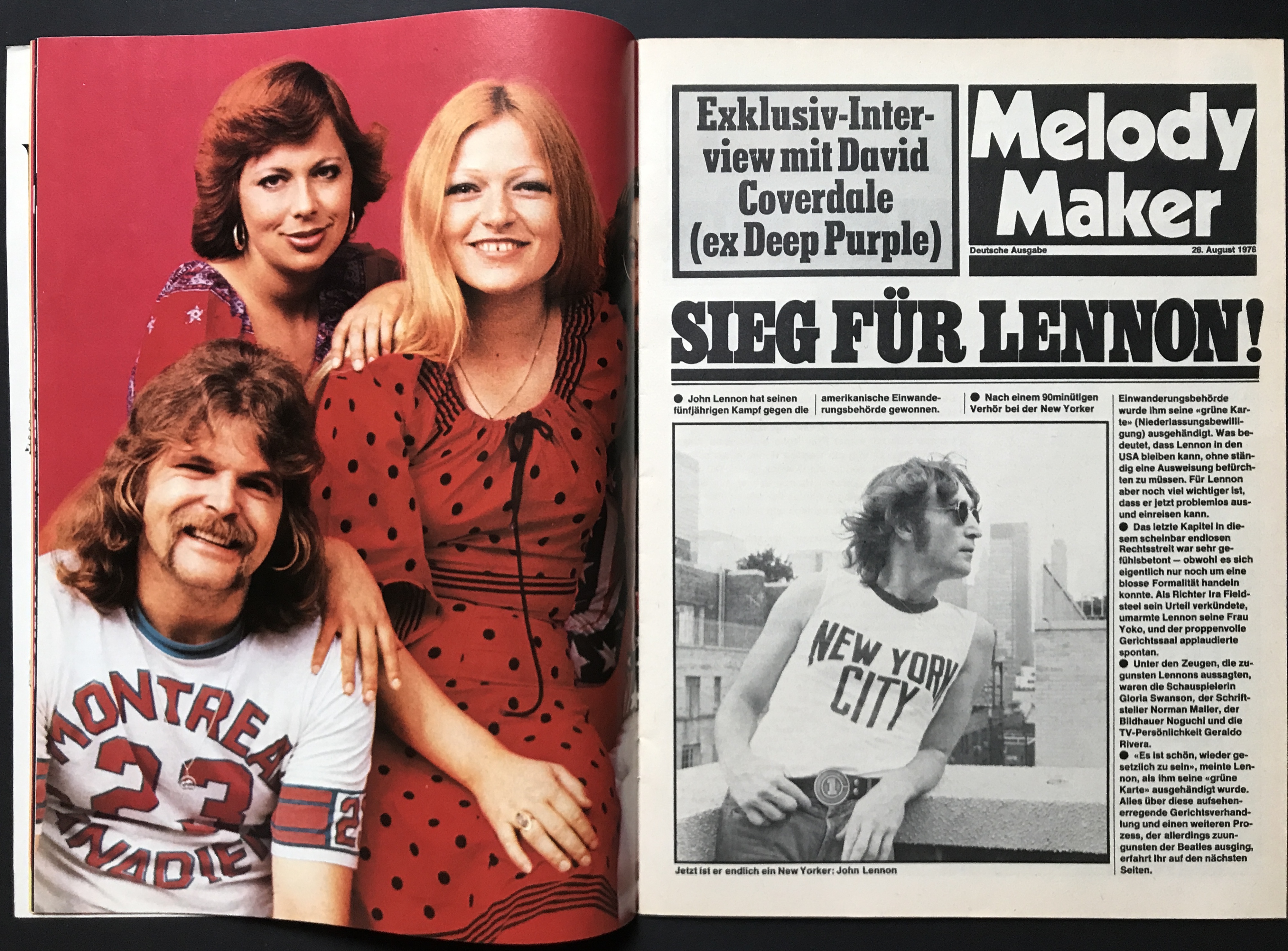 POP - Nr 17 1976 KISS omslag & POPSTICKERS - 6