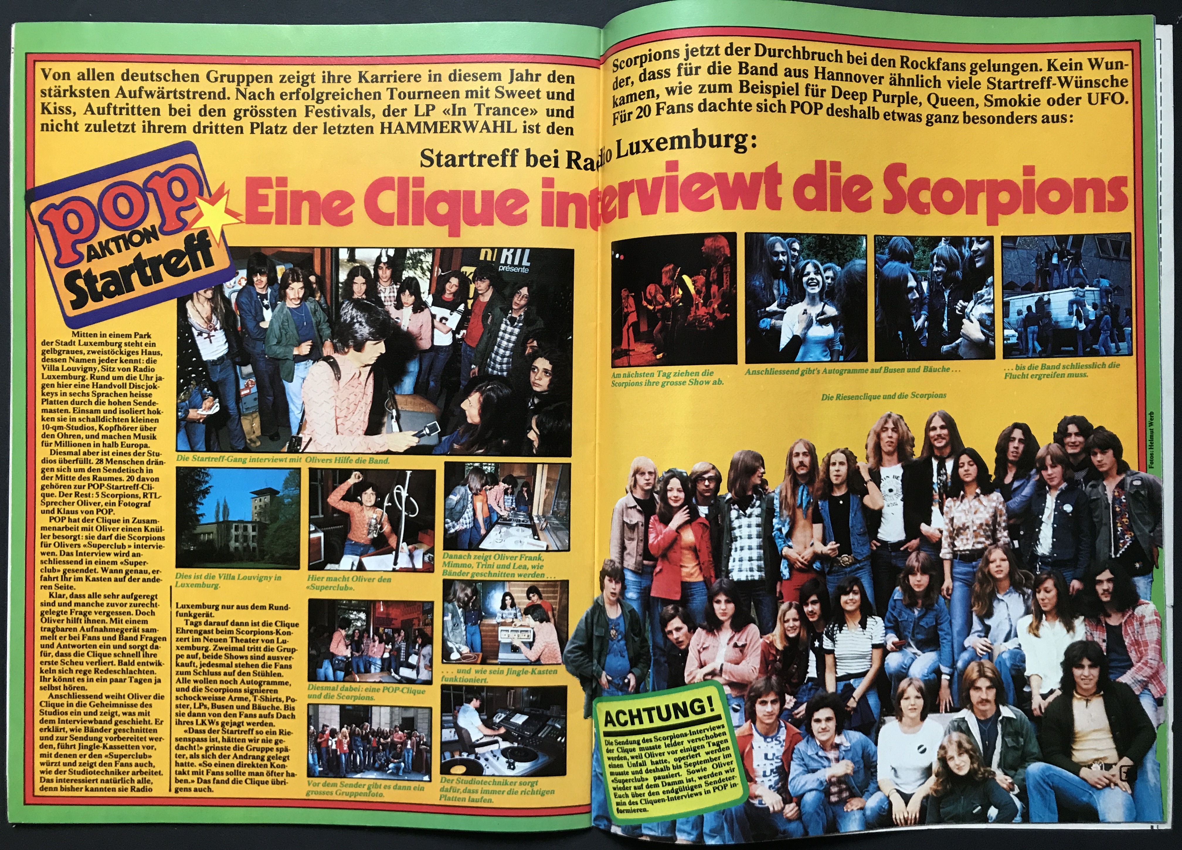 POP - Nr 17 1976 KISS omslag & POPSTICKERS - 7