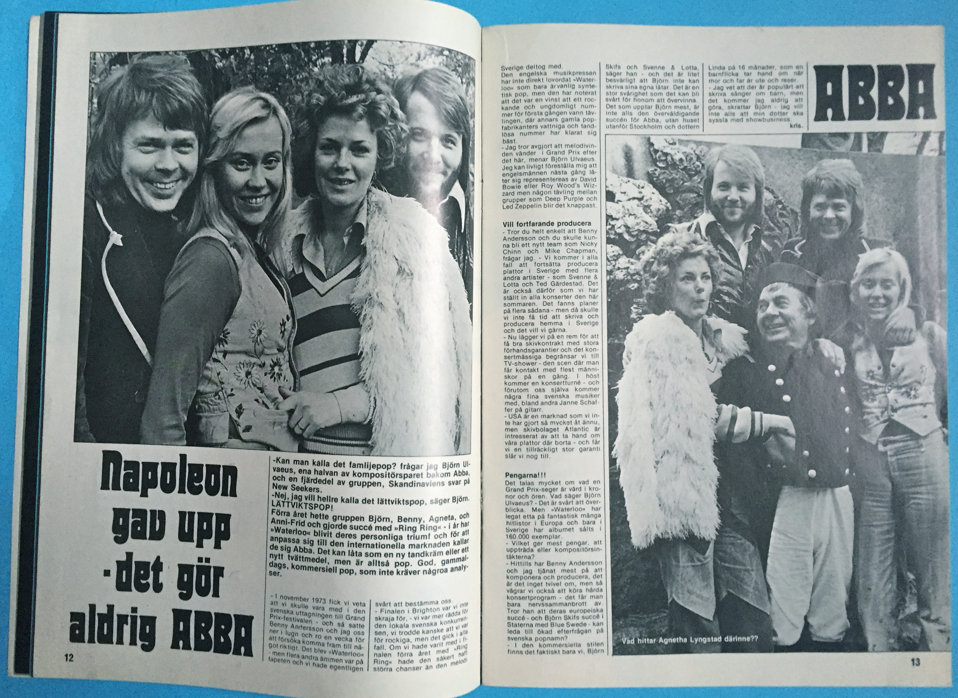 GO - Nr 8 1974 med AFFISCH - 2
