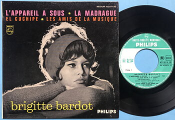 BRIGITTE BARDOT - L´apparel a sous +3 Fransk EP 1963