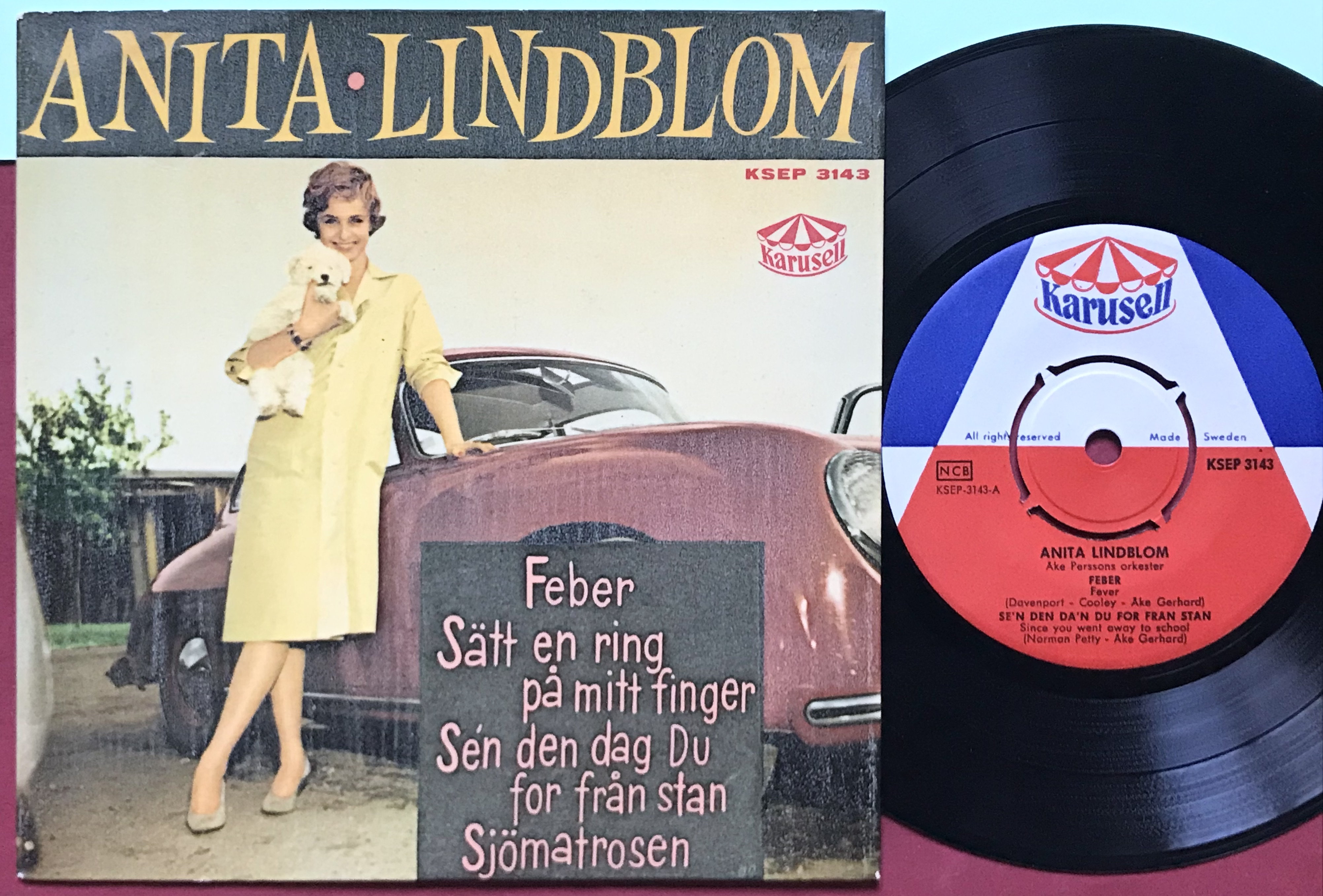 ANITA LINDBLOM - Feber +3 EP 1958