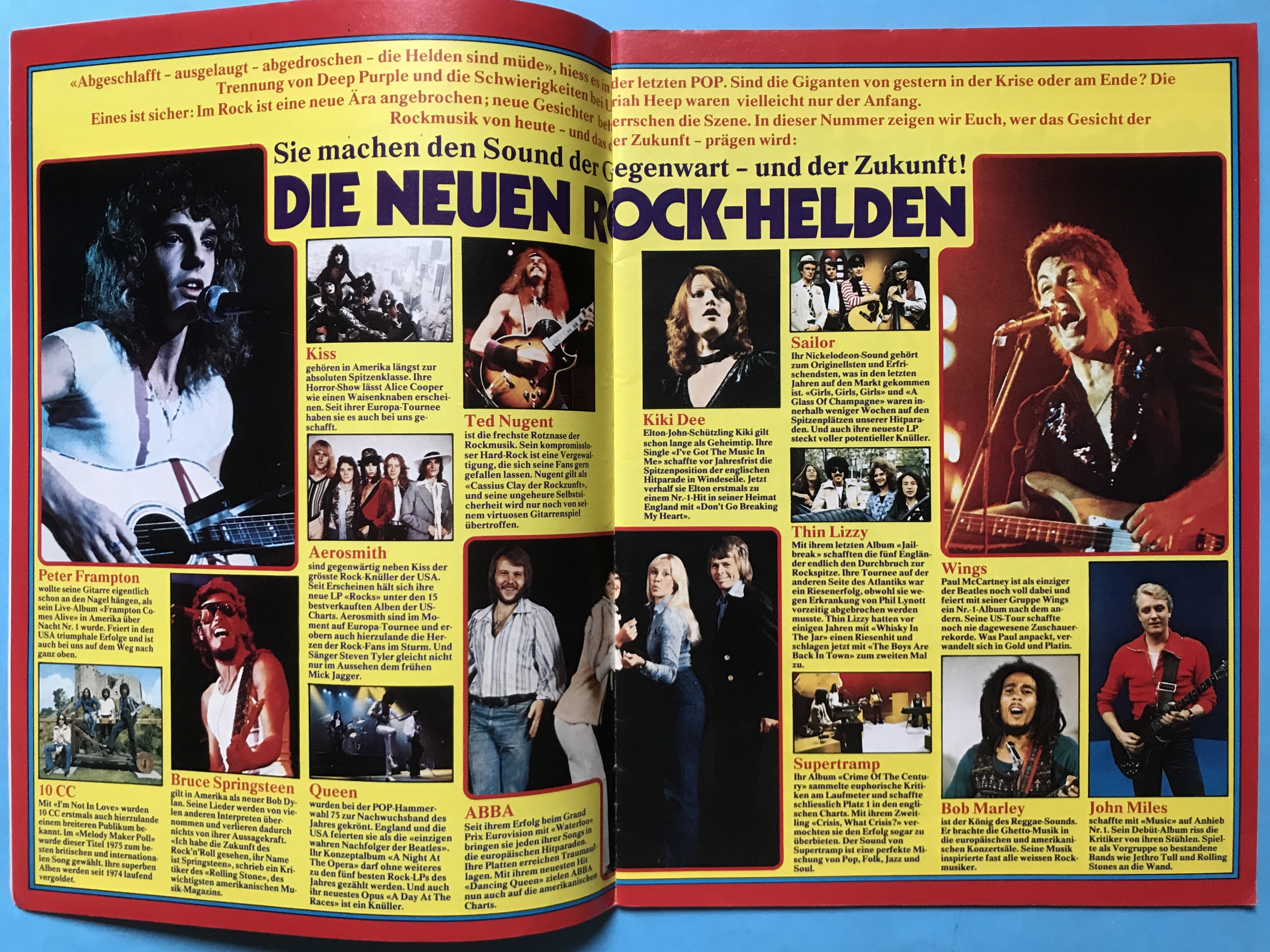 POP - No 21/22 1976 Elton John / Aerosmith cover + POSTER - 5