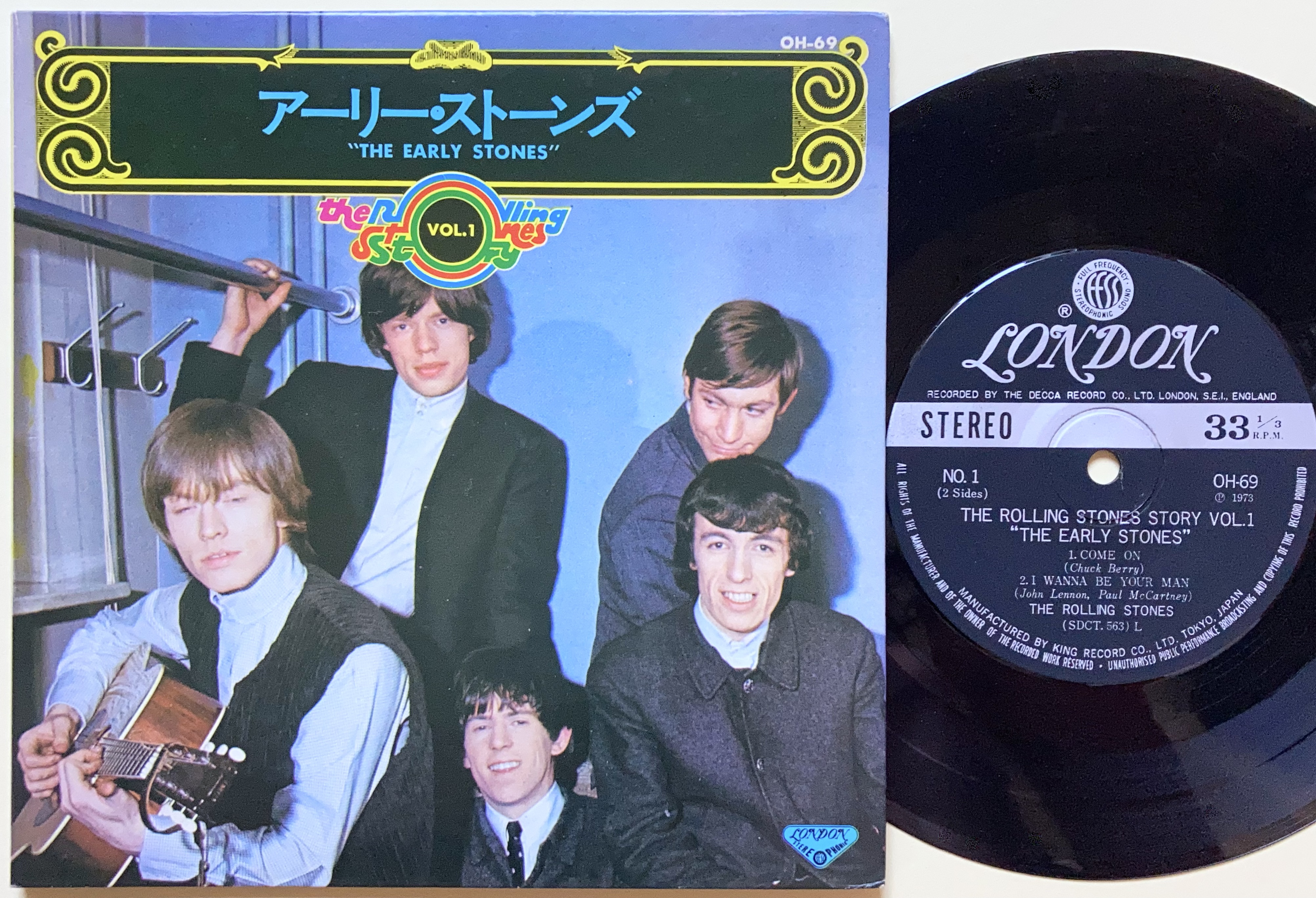 ROLLING STONES - Story Vol 1 / Early Stones Japan EP 1973