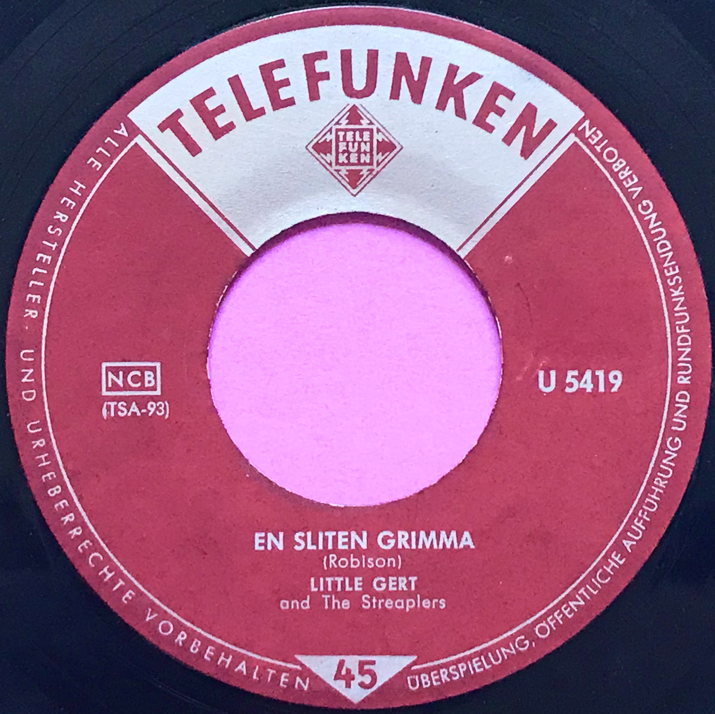 LITTLE GERT and the STREAPLERS - You got what it takes 45 1961 - 2