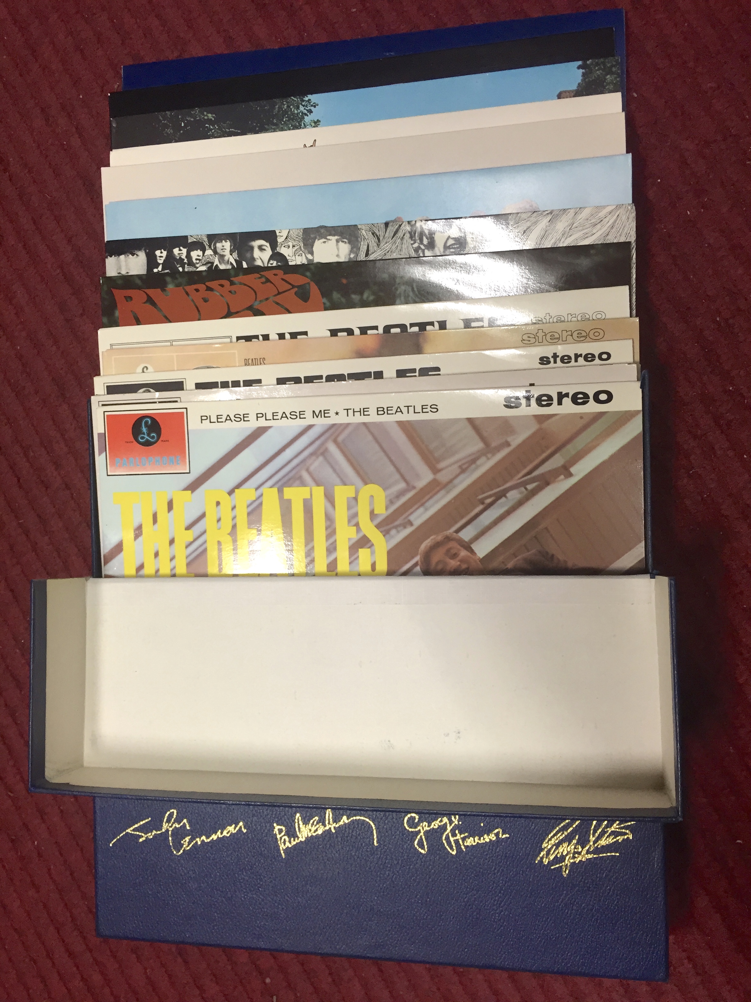 BEATLES - Collection 14 LP svensk BOX SET 1978 - 2