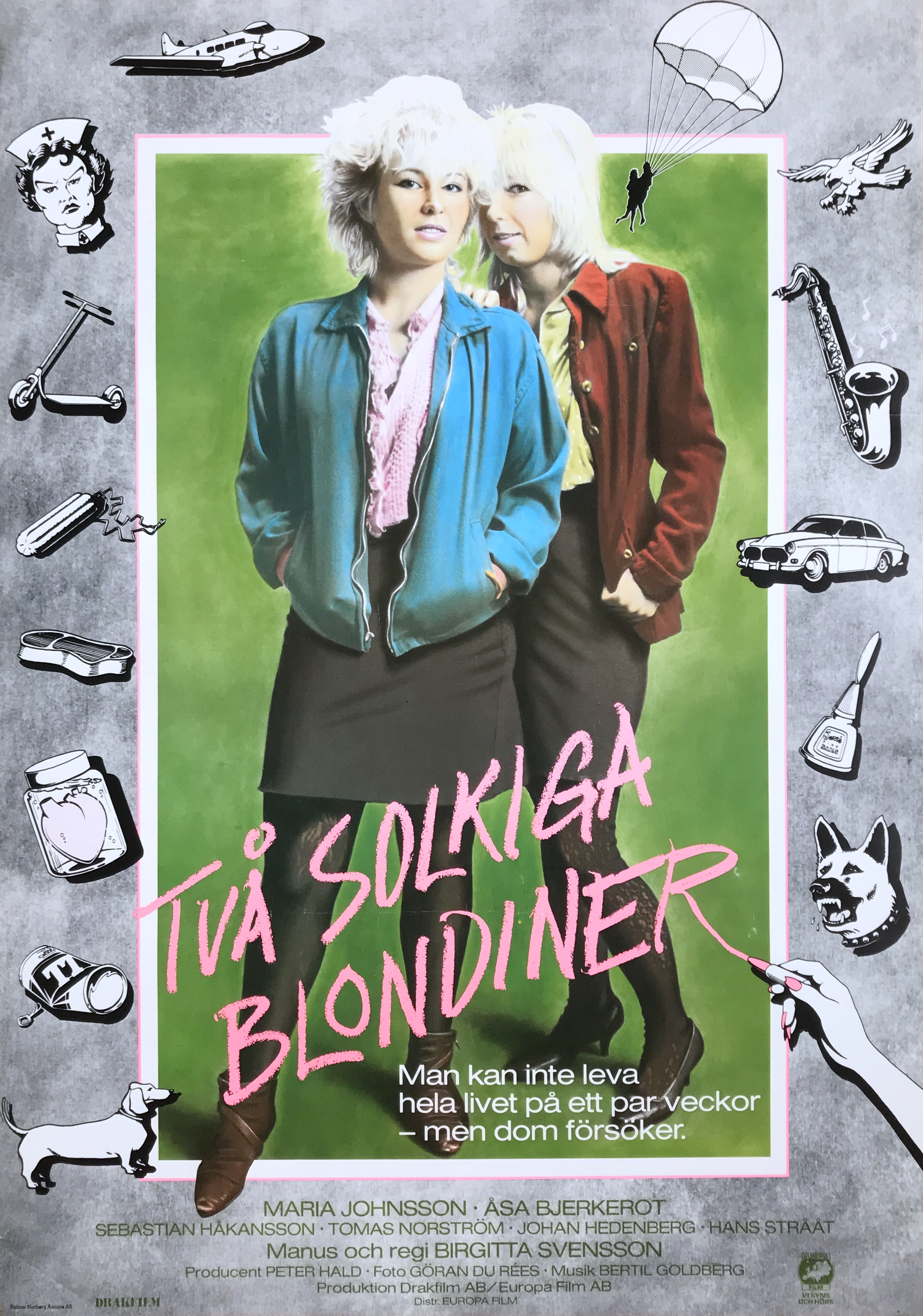 TVÅ SOLKIGA BLONDINER (1984)