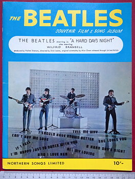 BEATLES - A hard day´s night Souvenir film & song album 1964