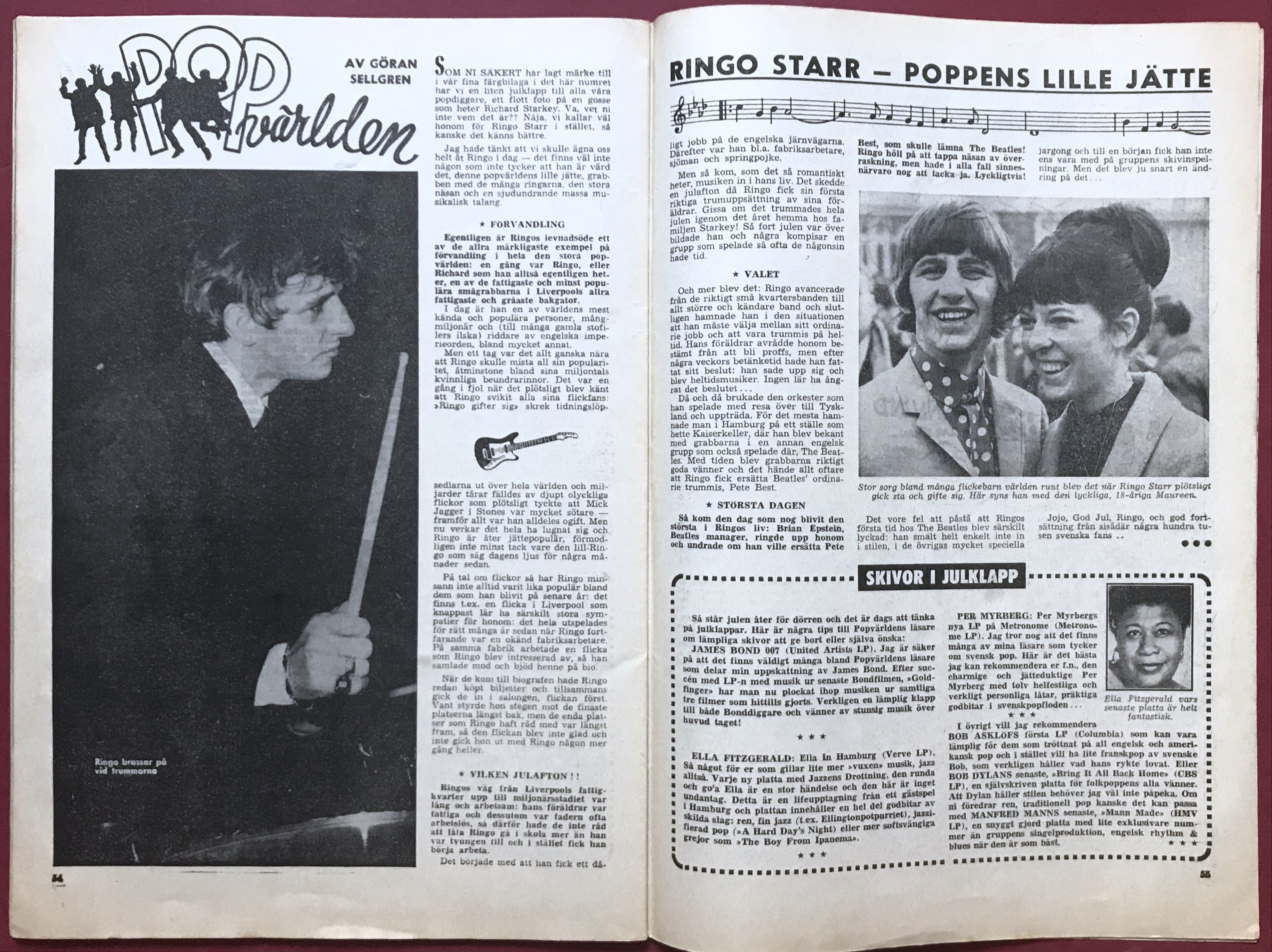 REKORDMAGASINET - No 50 1965 CASSIUS CLAY / MUHAMMED ALI + FLOYD cover - 3