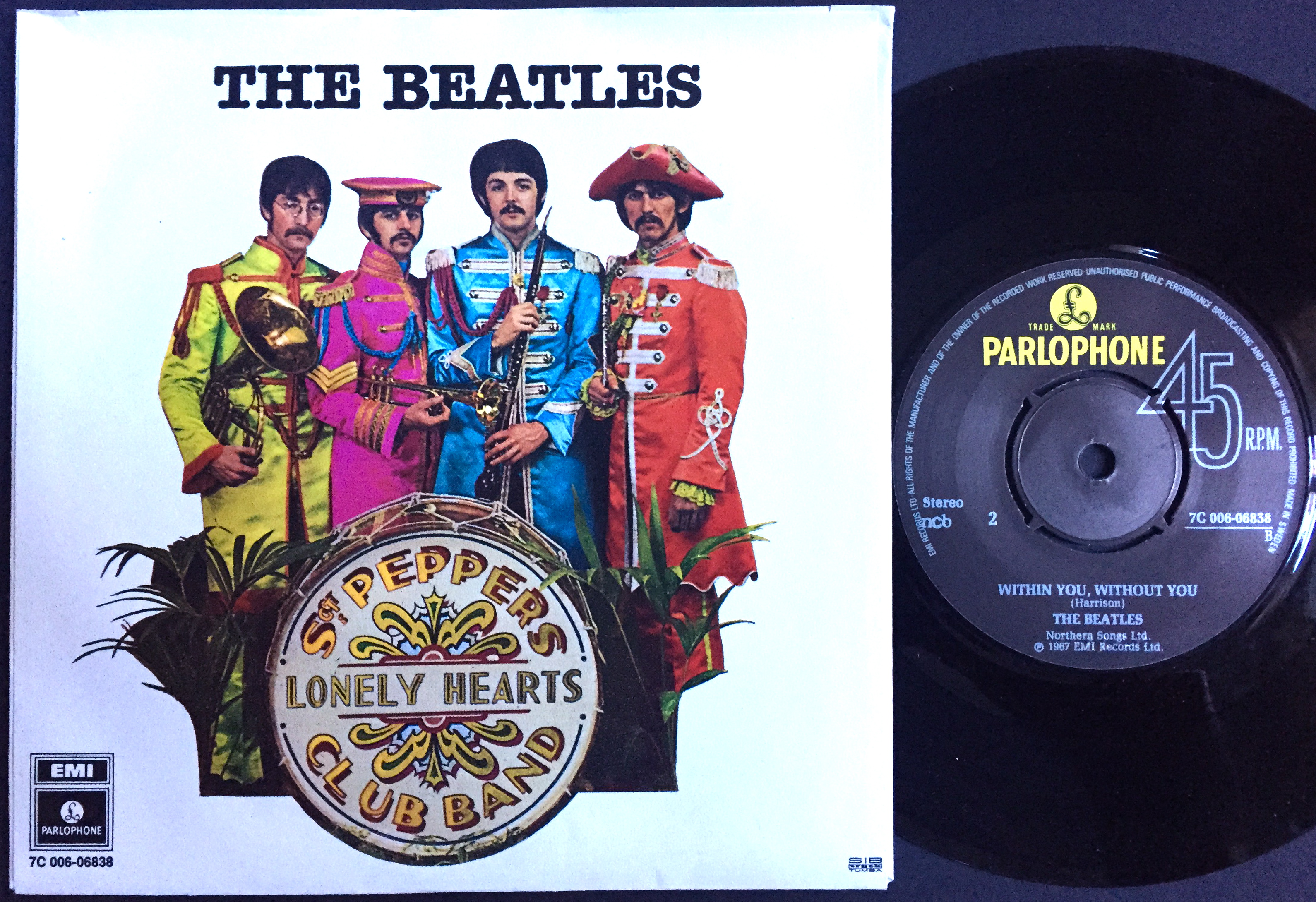 BEATLES - Sgt. Peppers lonely hearts.. Swe PS 1978 - 2