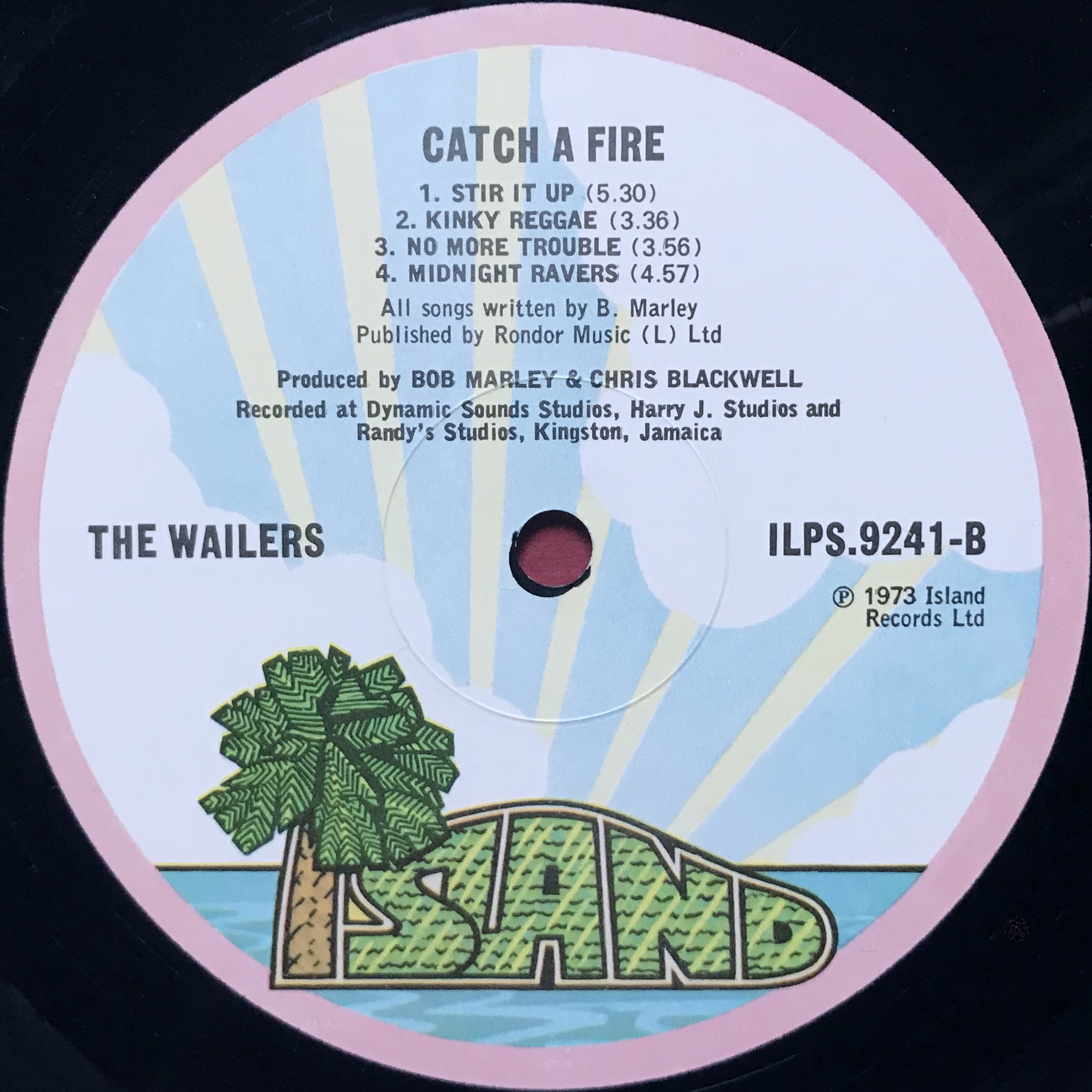 WAILERS (BOB MARLEY) - Catch a fire UK-orig LP 1973 - 6