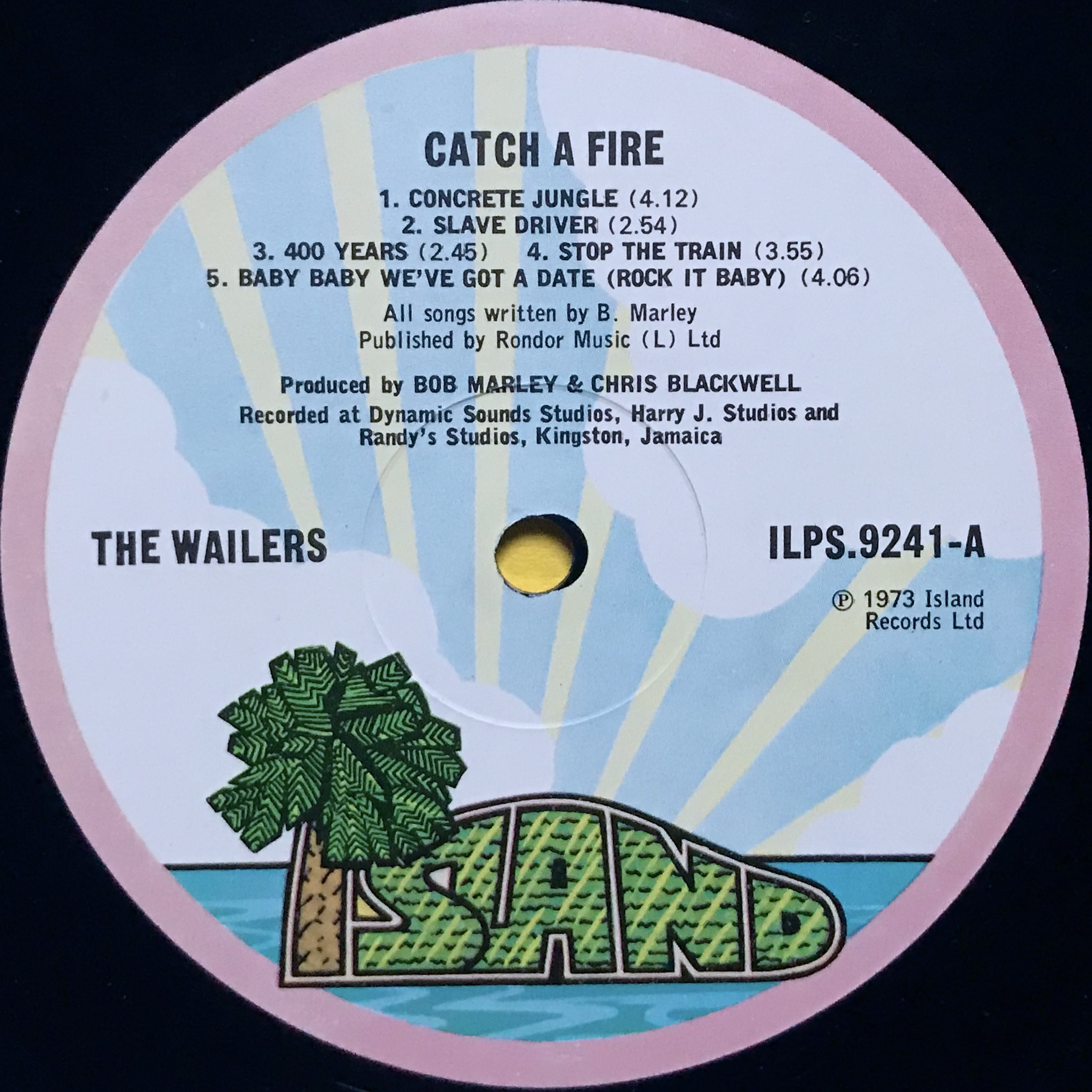WAILERS (BOB MARLEY) - Catch a fire UK-orig LP 1973 - 5