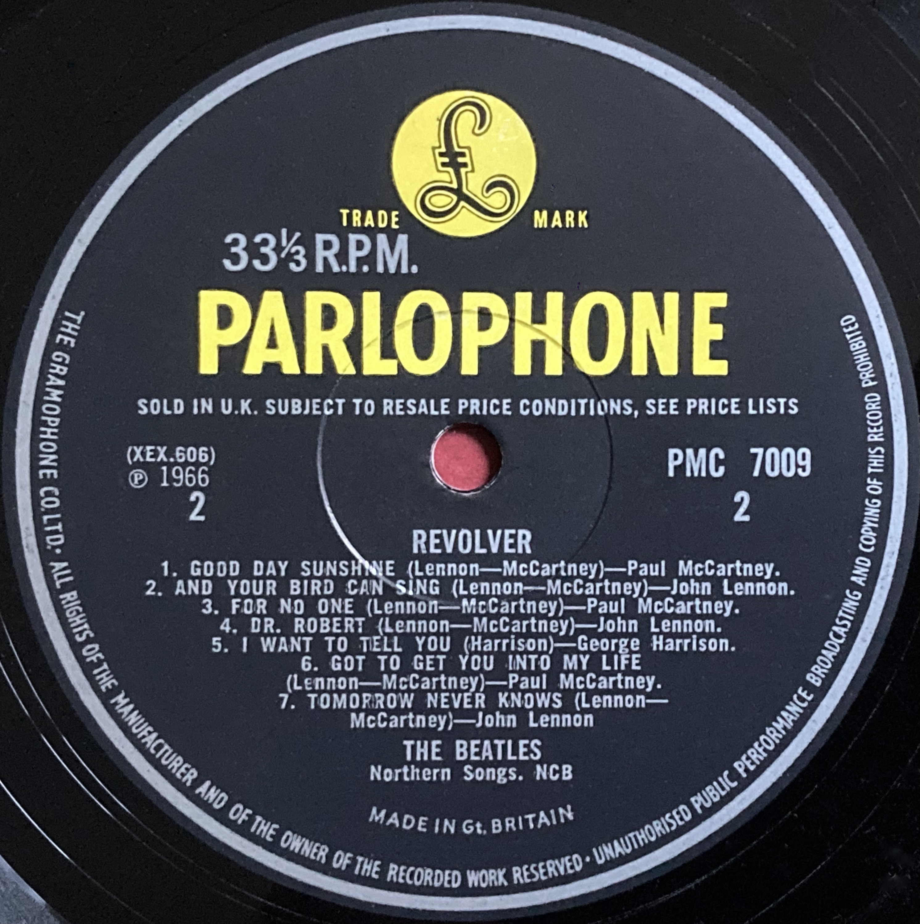BEATLES - Revolver UK-orig Mono LP 1966 - 4