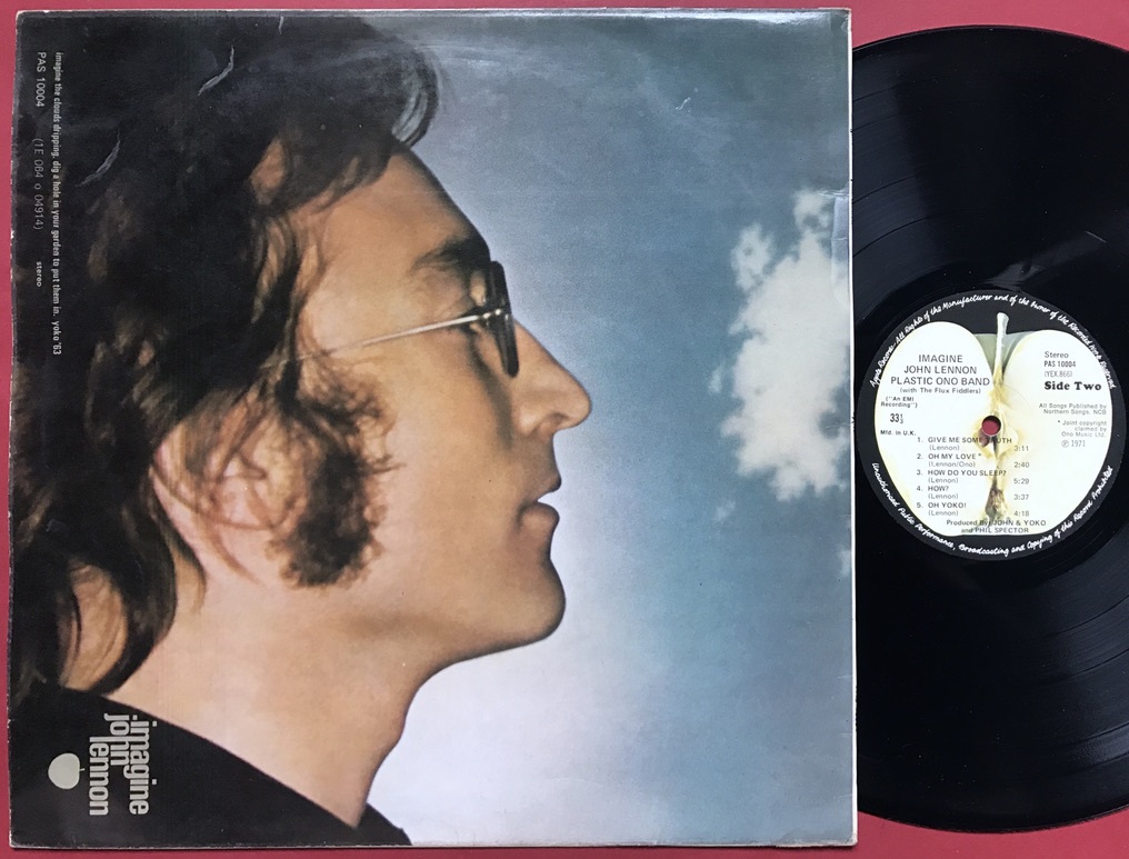 Nostalgipalatset - BEATLES JOHN LENNON - Imagine UK-orig LP 1971 