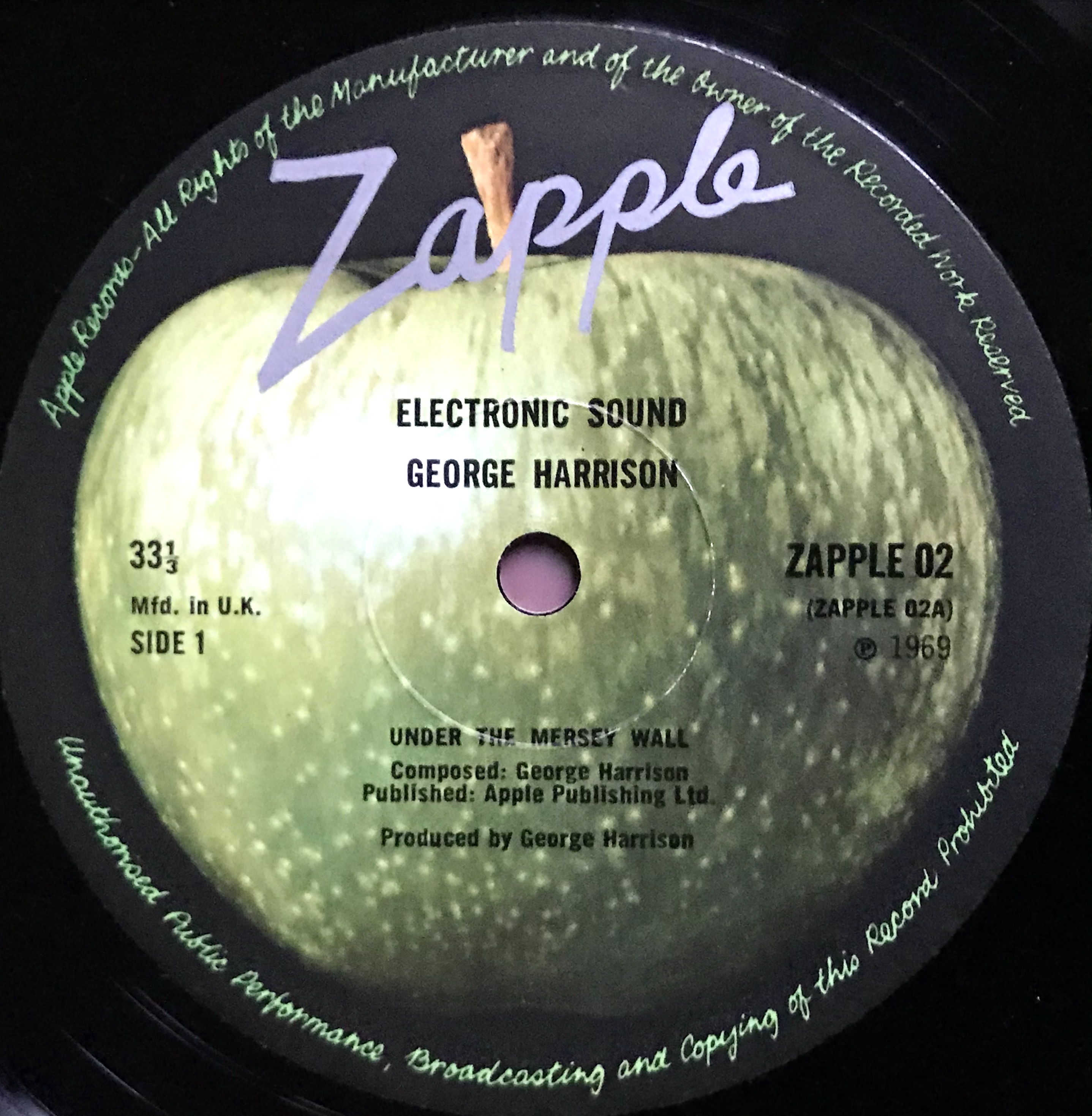 GEORGE HARRISON - Electronic sound UK LP 1969 - 3