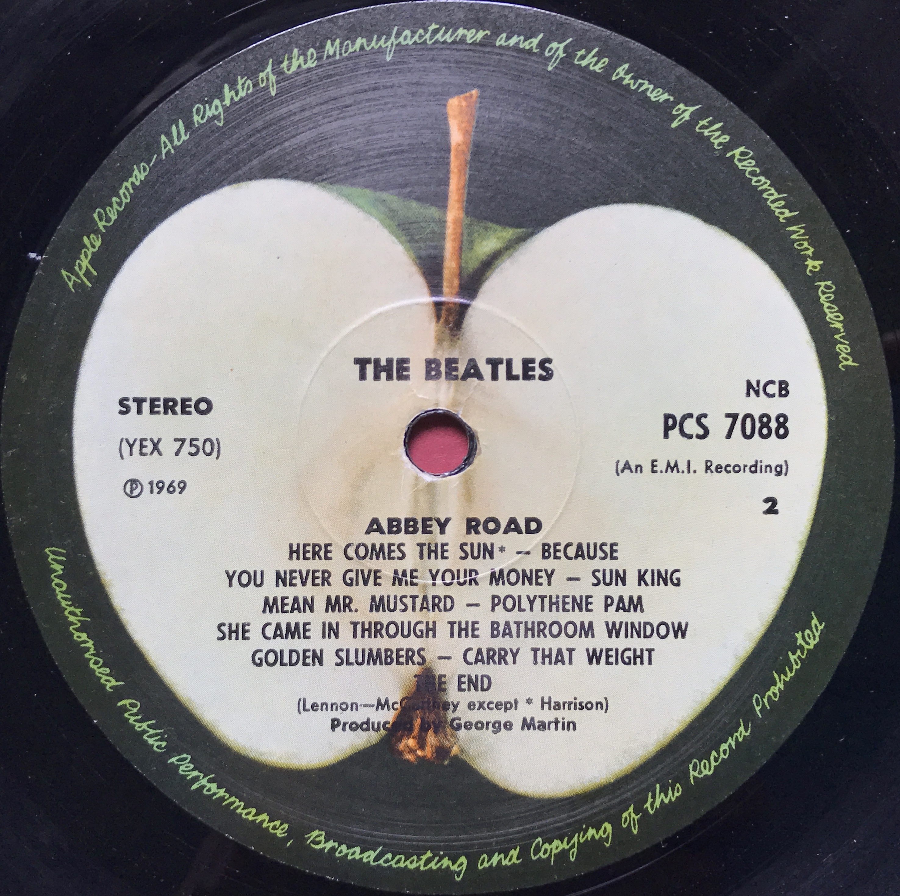 BEATLES - Abbey road Norway orig LP 1969 - 4