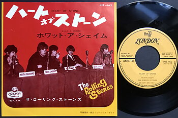 ROLLING STONES - Heart of stone Japan PS 1965