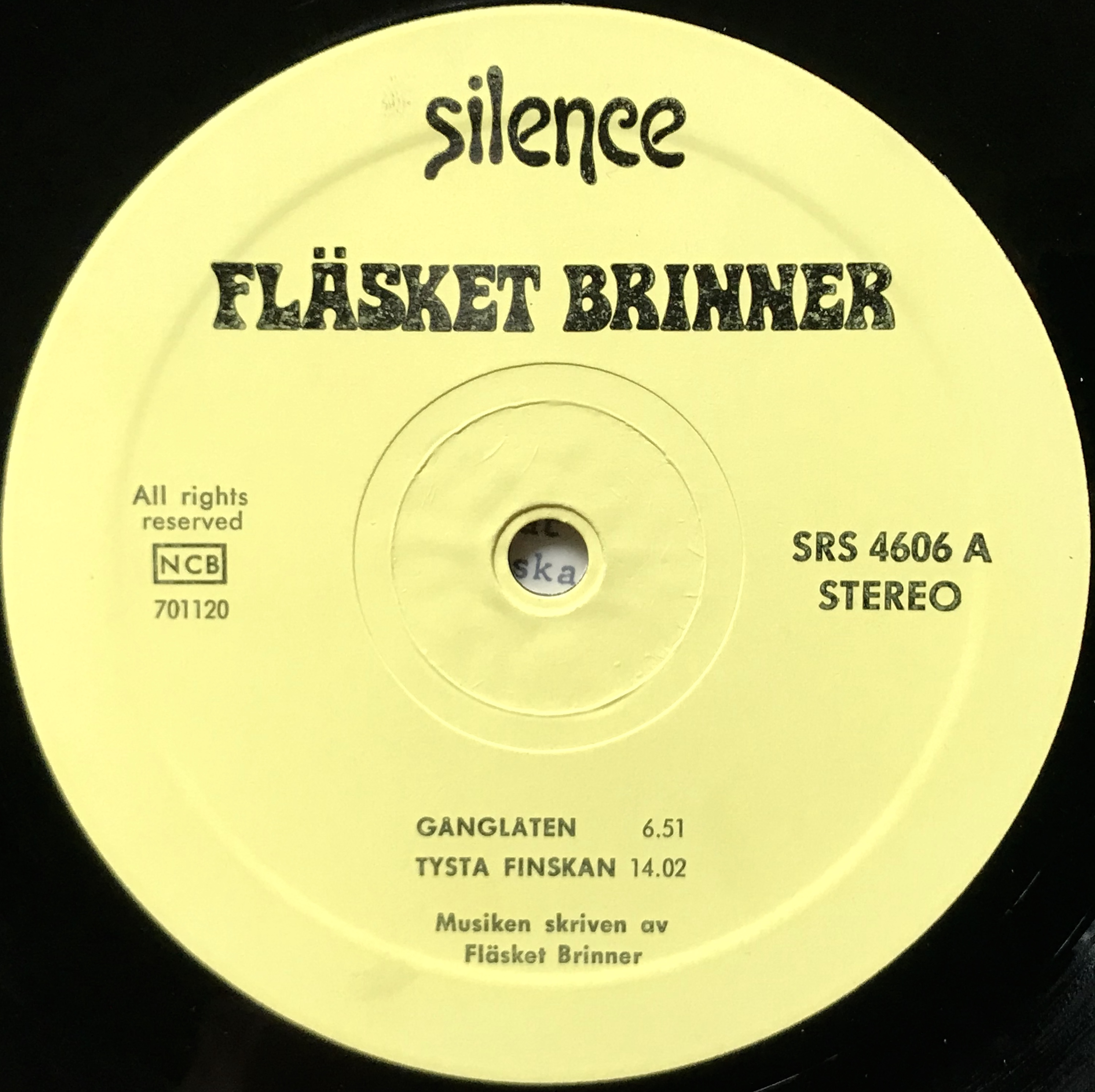 FLÄSKET BRINNER - "same" Swe-orig LP 1971 - 3