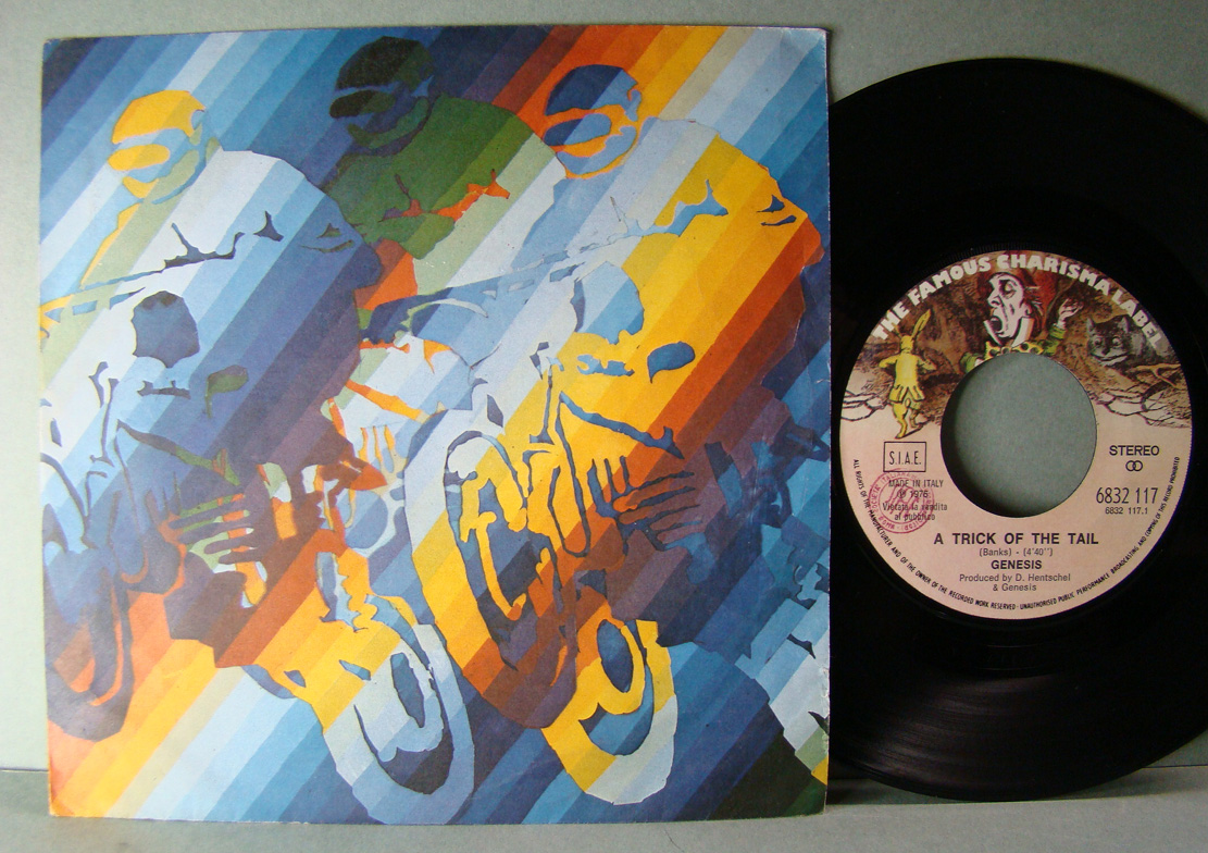 GENESIS / Steve Hackett - A trick of the tail Italy 7" 1976