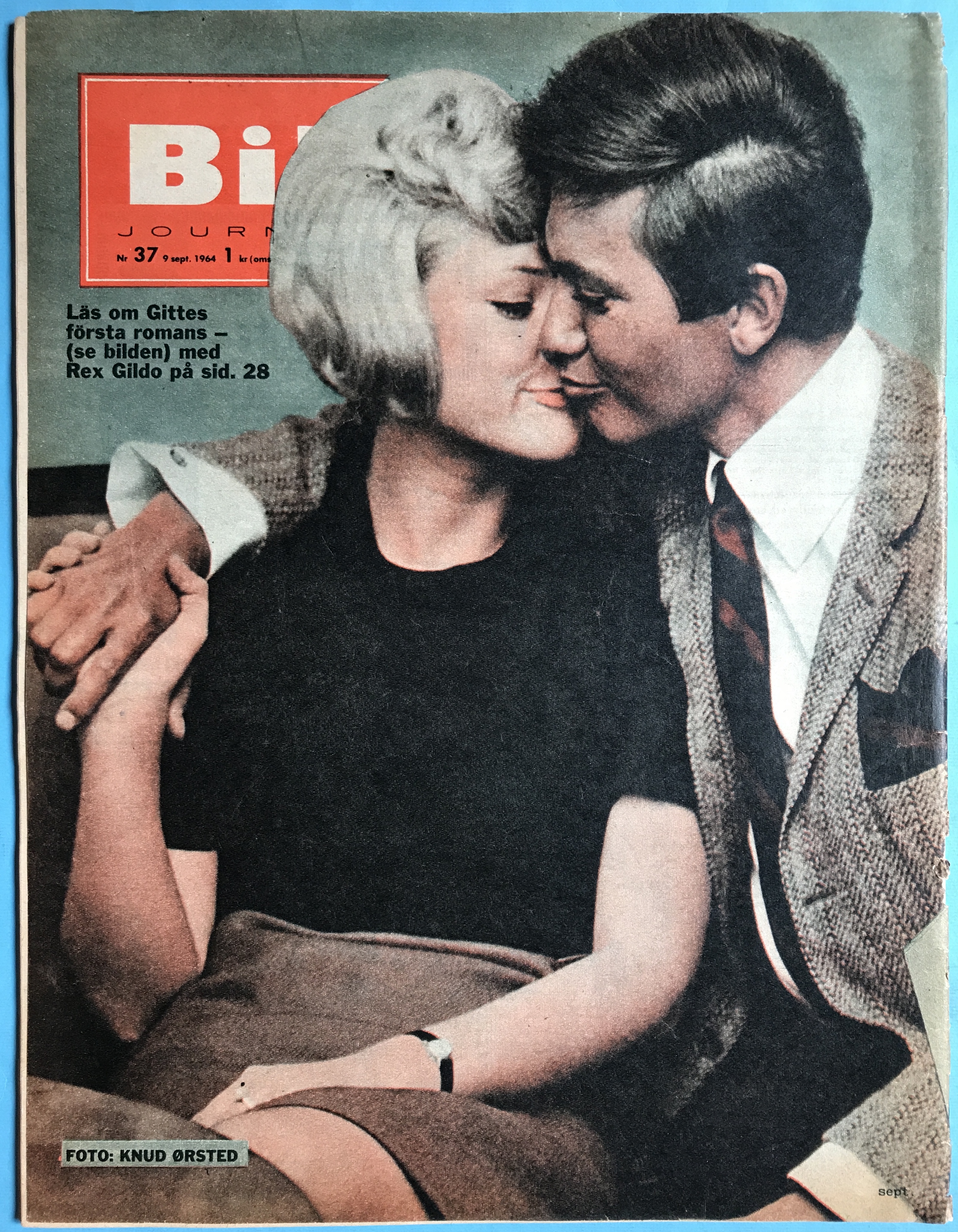BILDJOURNALEN - nr 37 1964 Gitte Henning omslag - 2