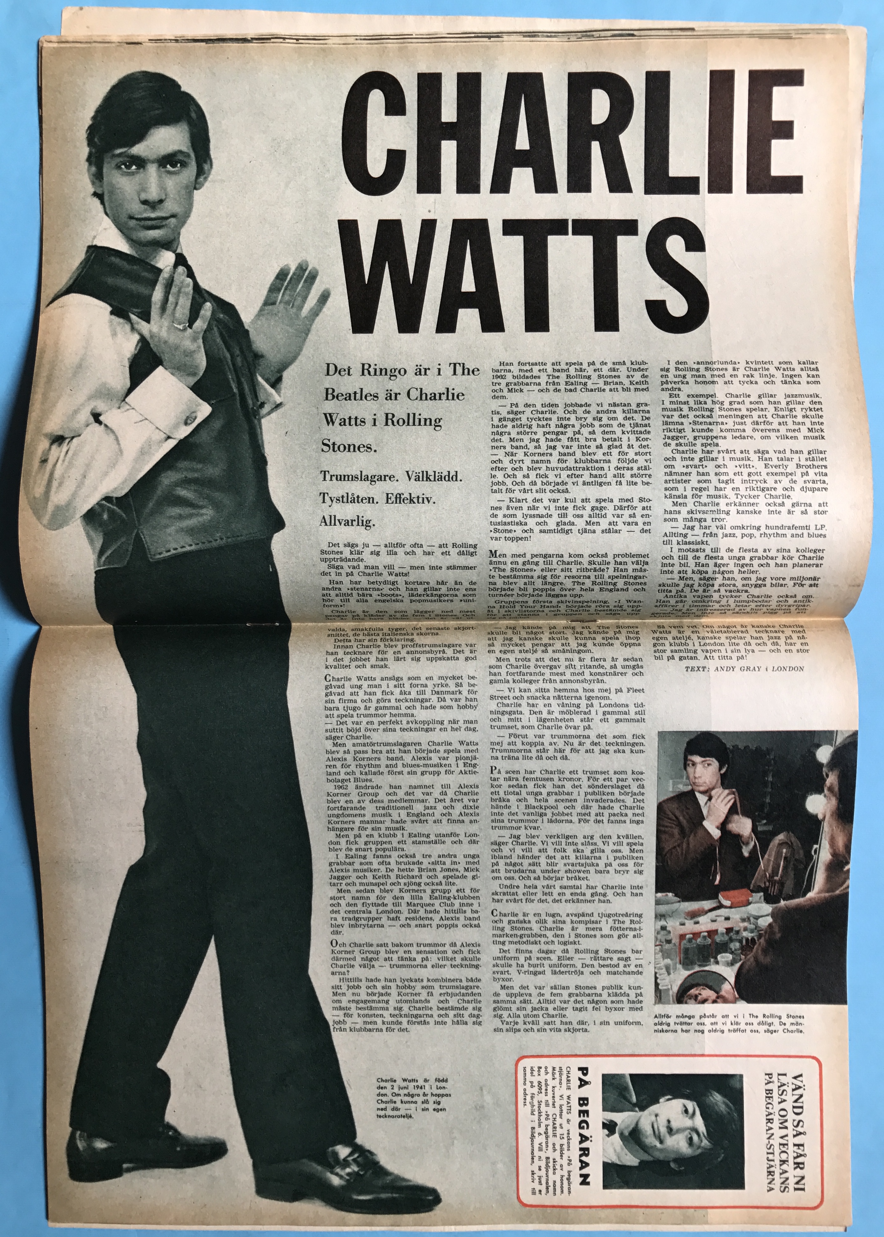 BILDJOURNALEN - nr 37 1964 Gitte Henning omslag - 4