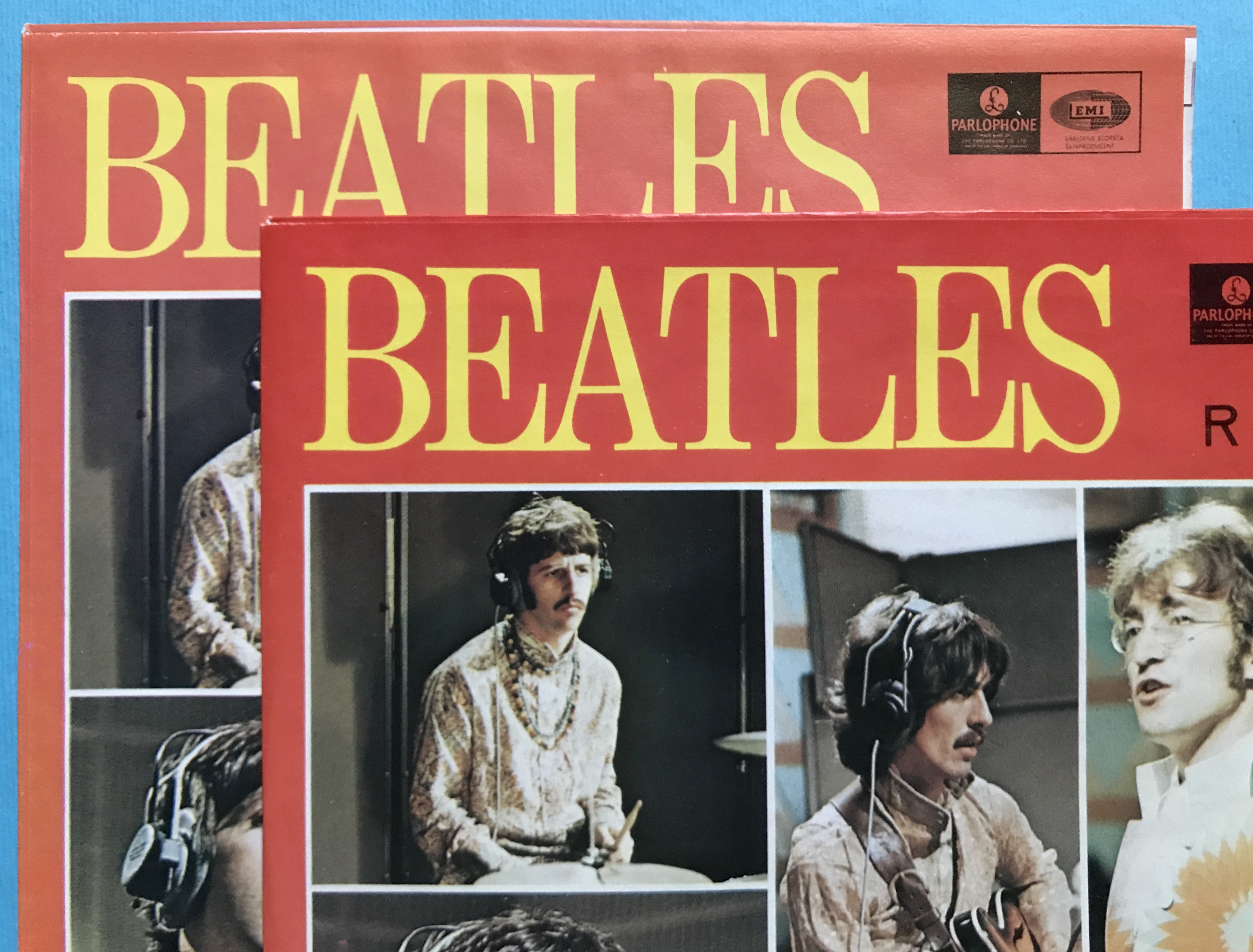 BEATLES - Hello goodbye 7" Swe/UK Mörkorange 1967 PS - 3