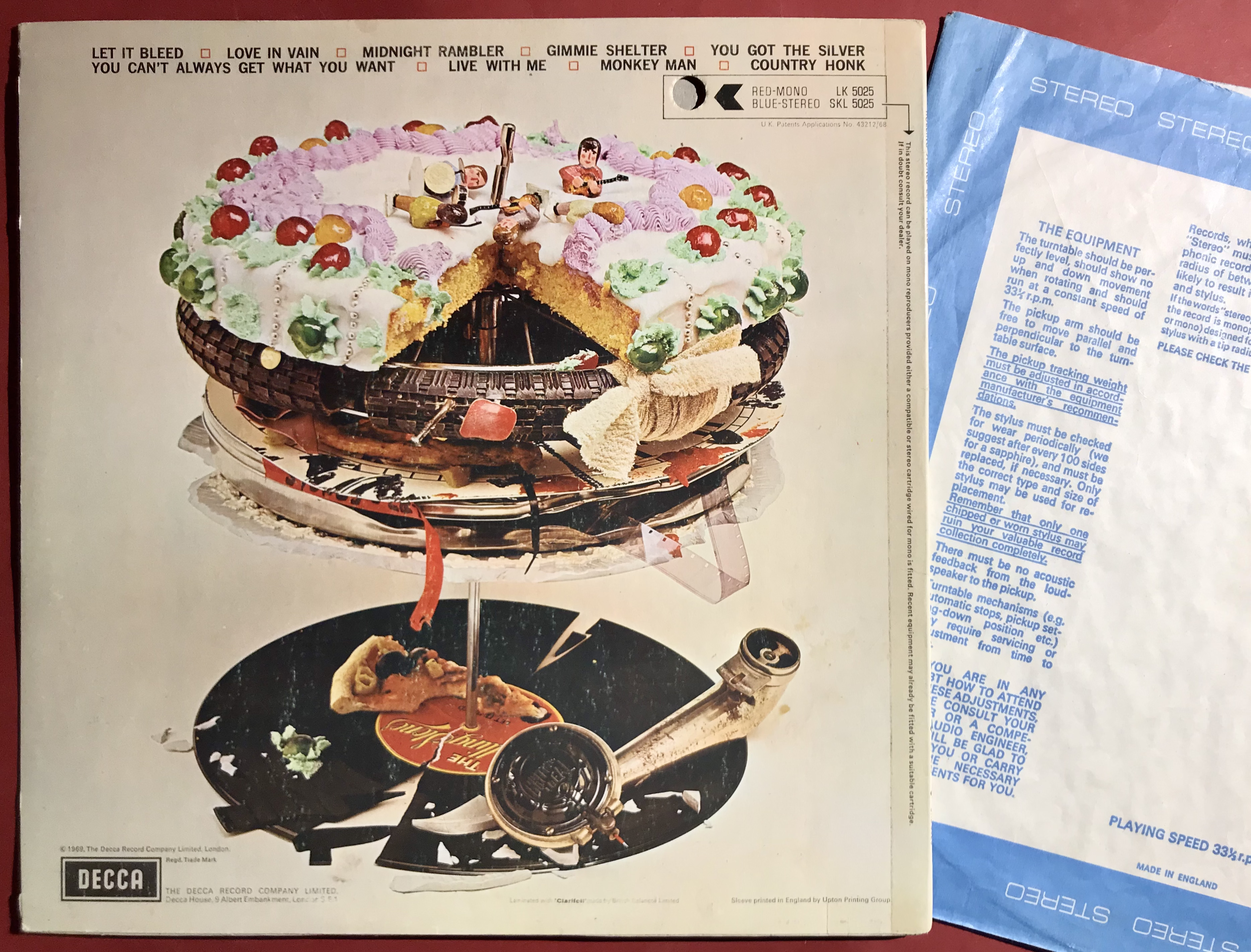 Nostalgipalatset - ROLLING STONES - Let it bleed UK Stereo