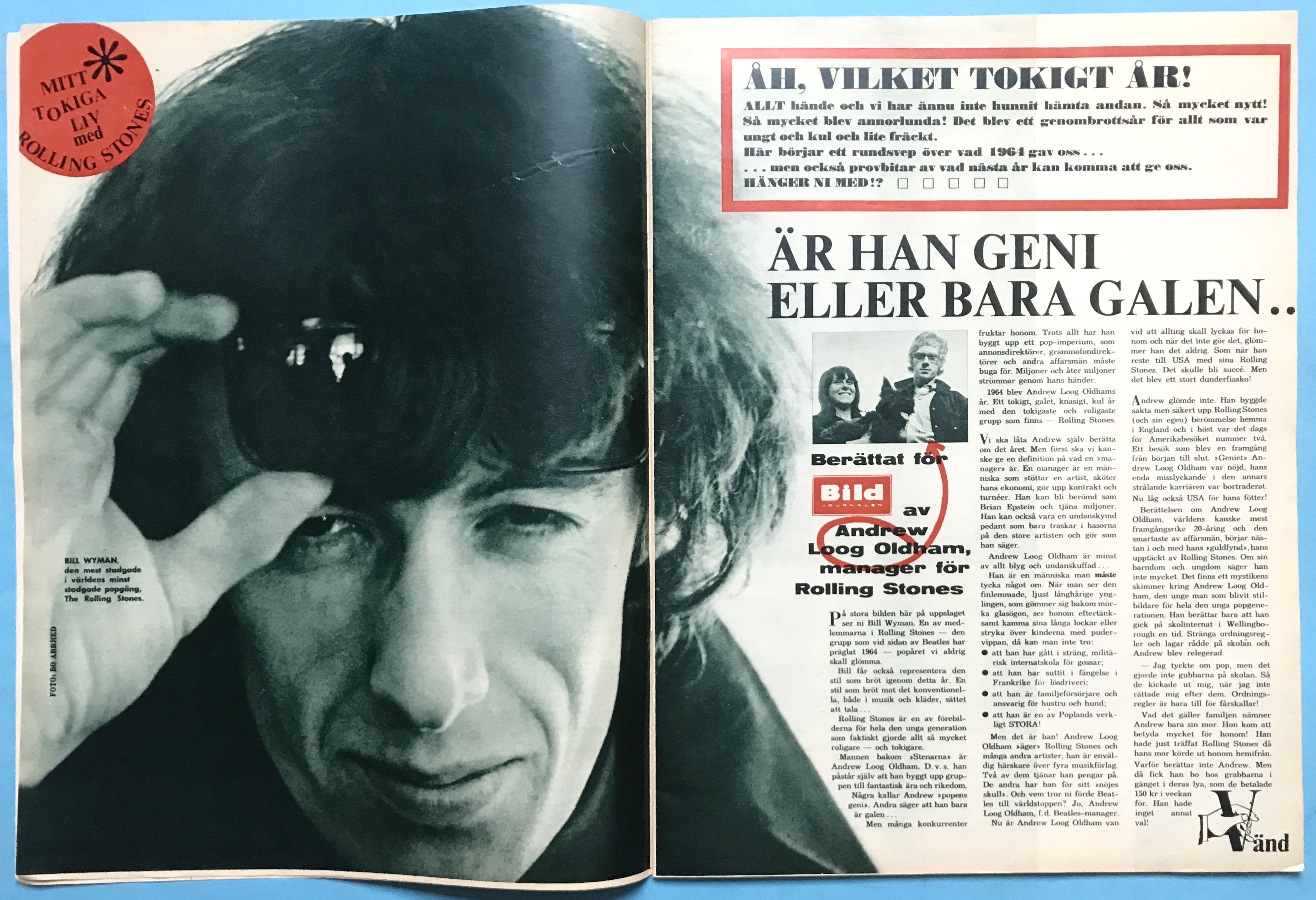 BILDJOURNALEN - nr 51-52 1964 MILLIE / Manfred Mann omslag - 3