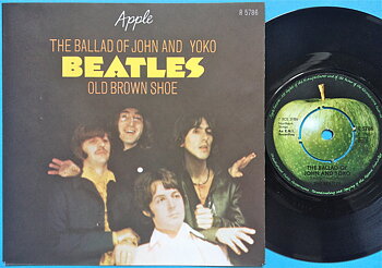 BEATLES - The ballad of John and Yoko 7" Swe 1969 PS M-!