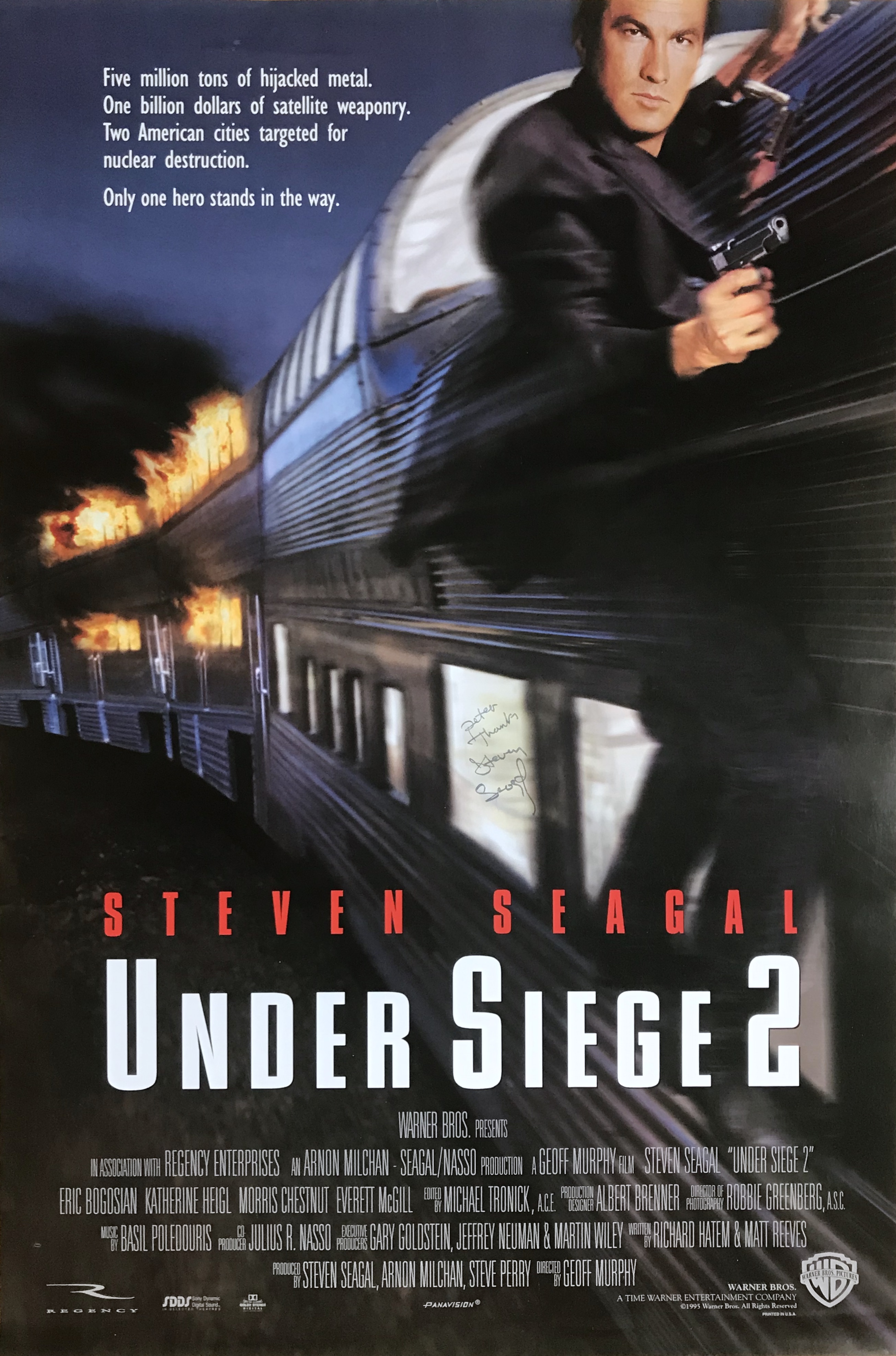 Nostalgipalatset UNDER SIEGE 2 DARK TERRITORY (1995)