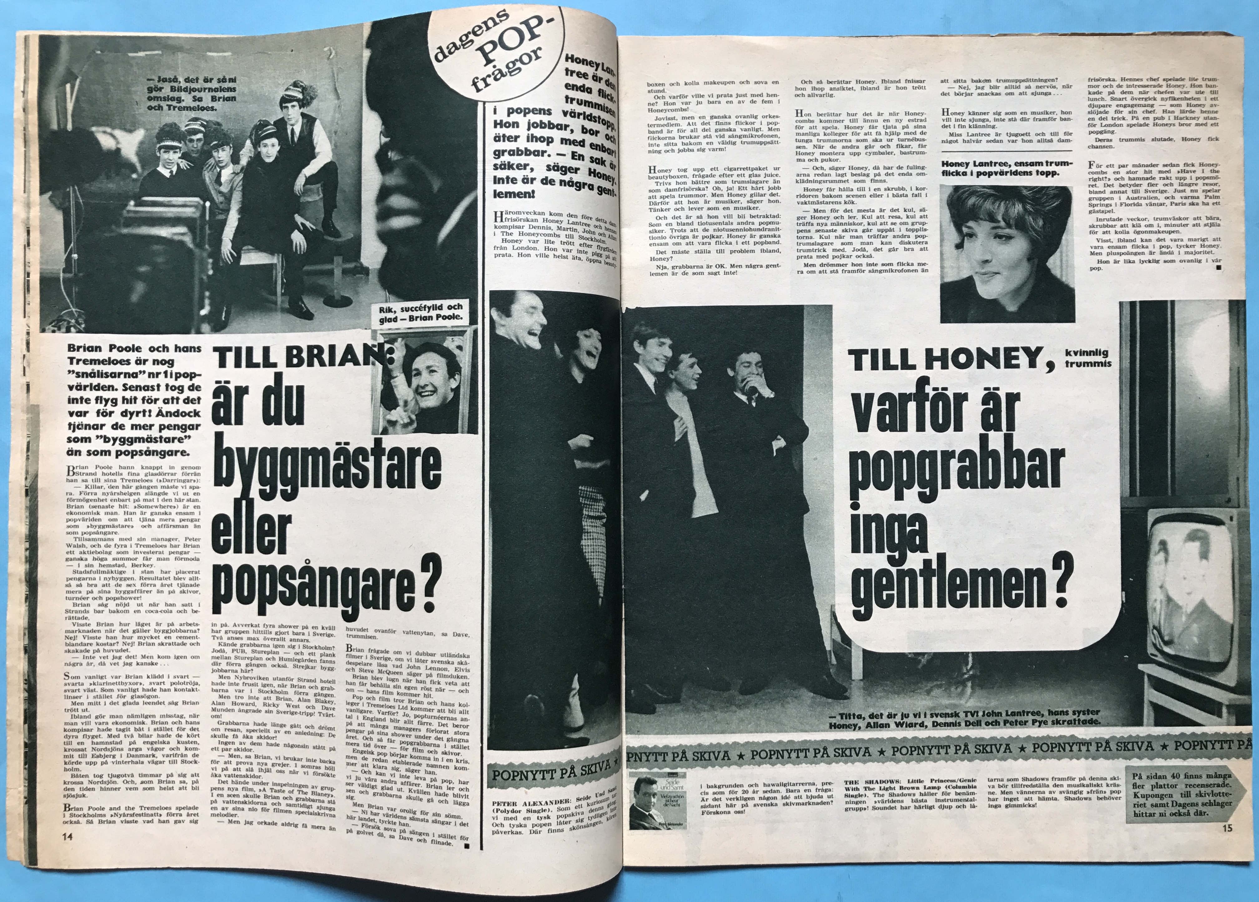 BILDJOURNALEN - nr 5 1965 Brian Poole & Tremeloes omslag - 4