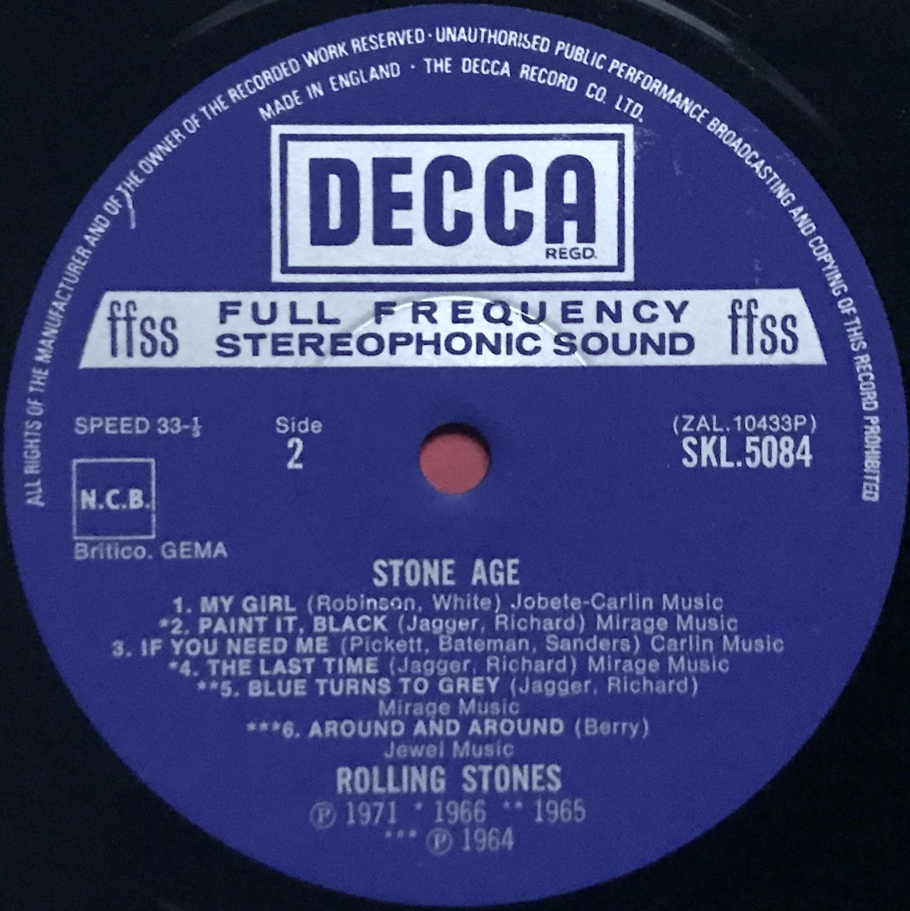 ROLLING STONES - Stone age UK-orig LP 1971 - 4