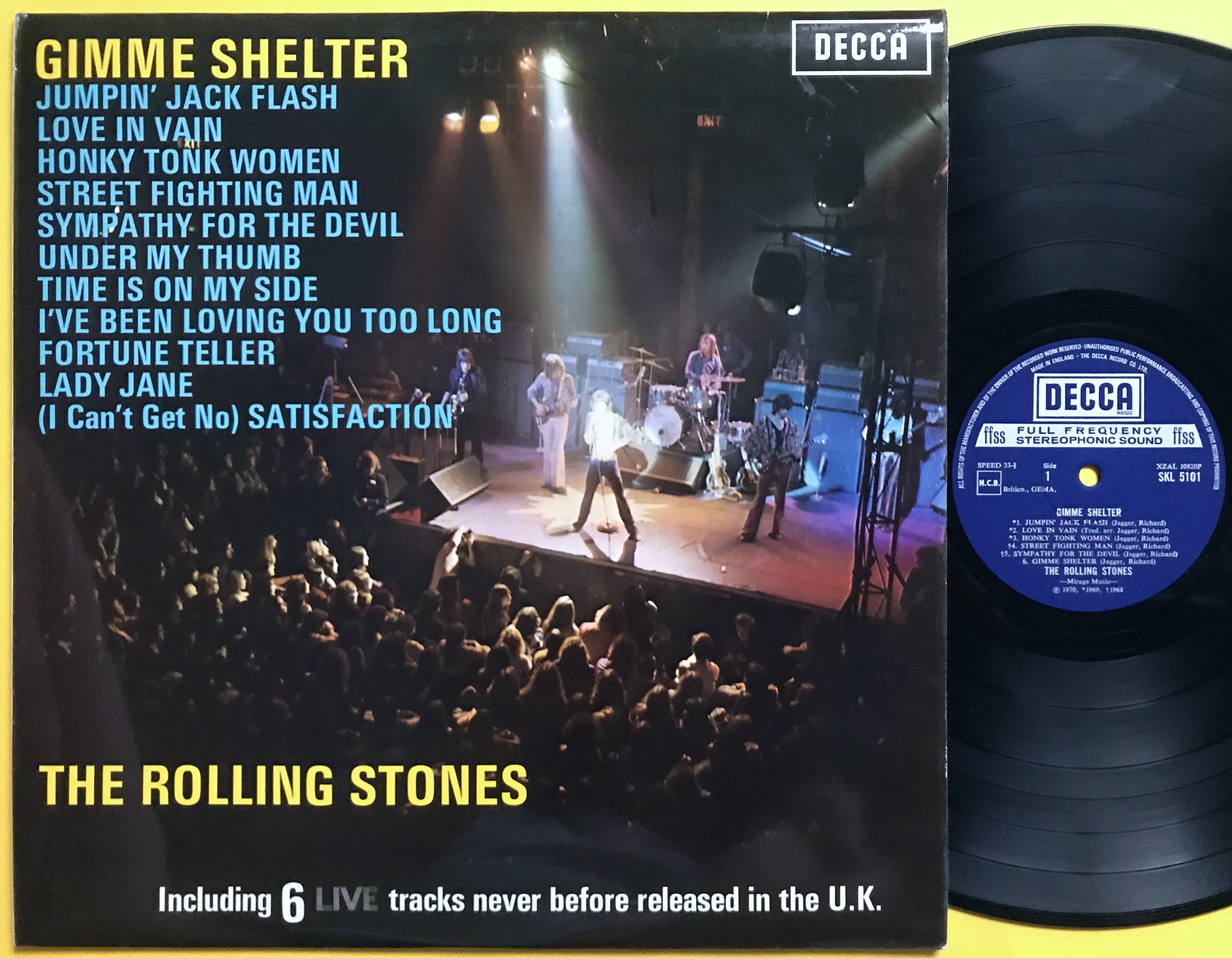 ROLLING STONES - Gimme shelter UK-orig LP 1971 - 2