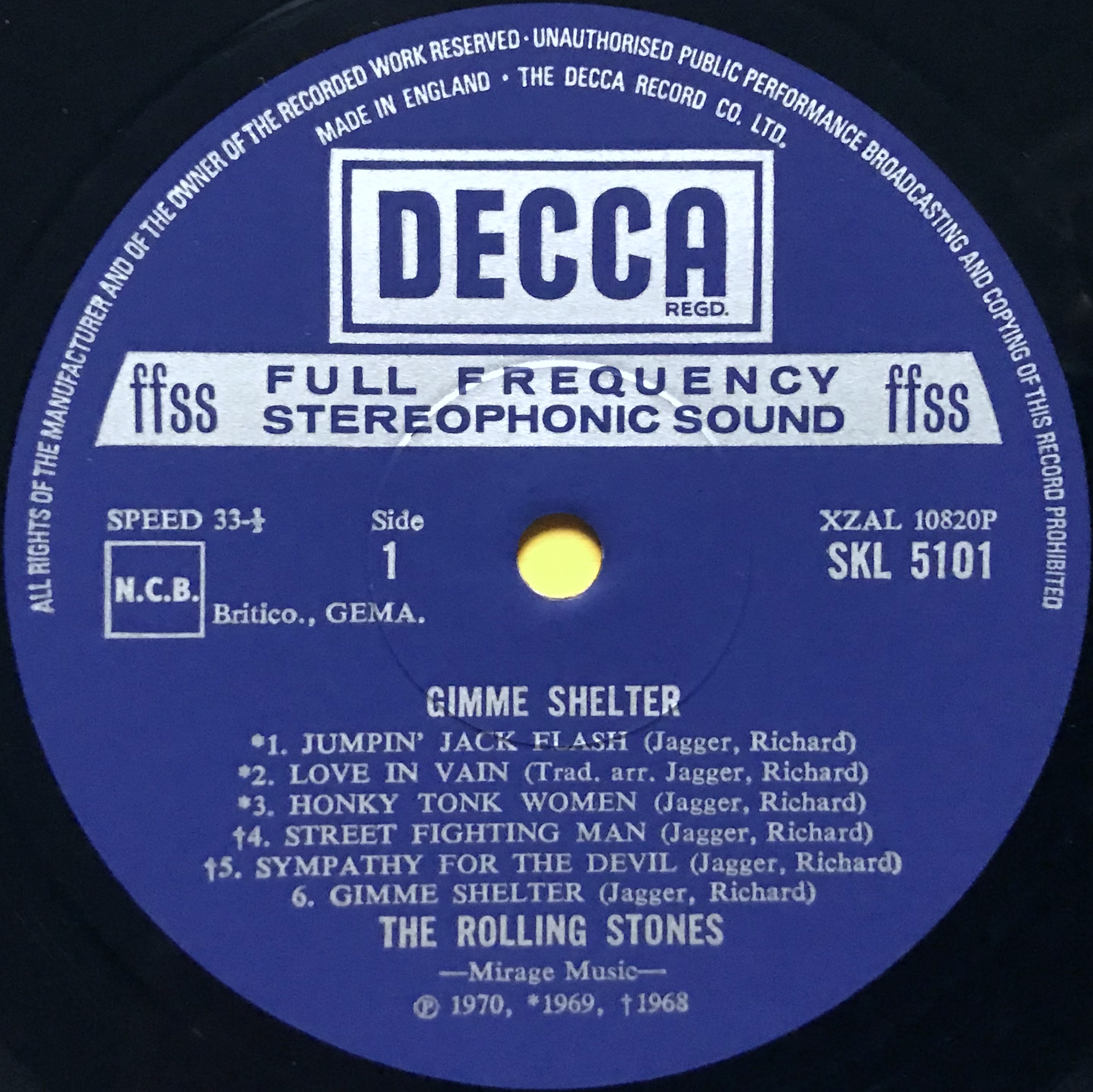 ROLLING STONES - Gimme shelter UK-orig LP 1971 - 4