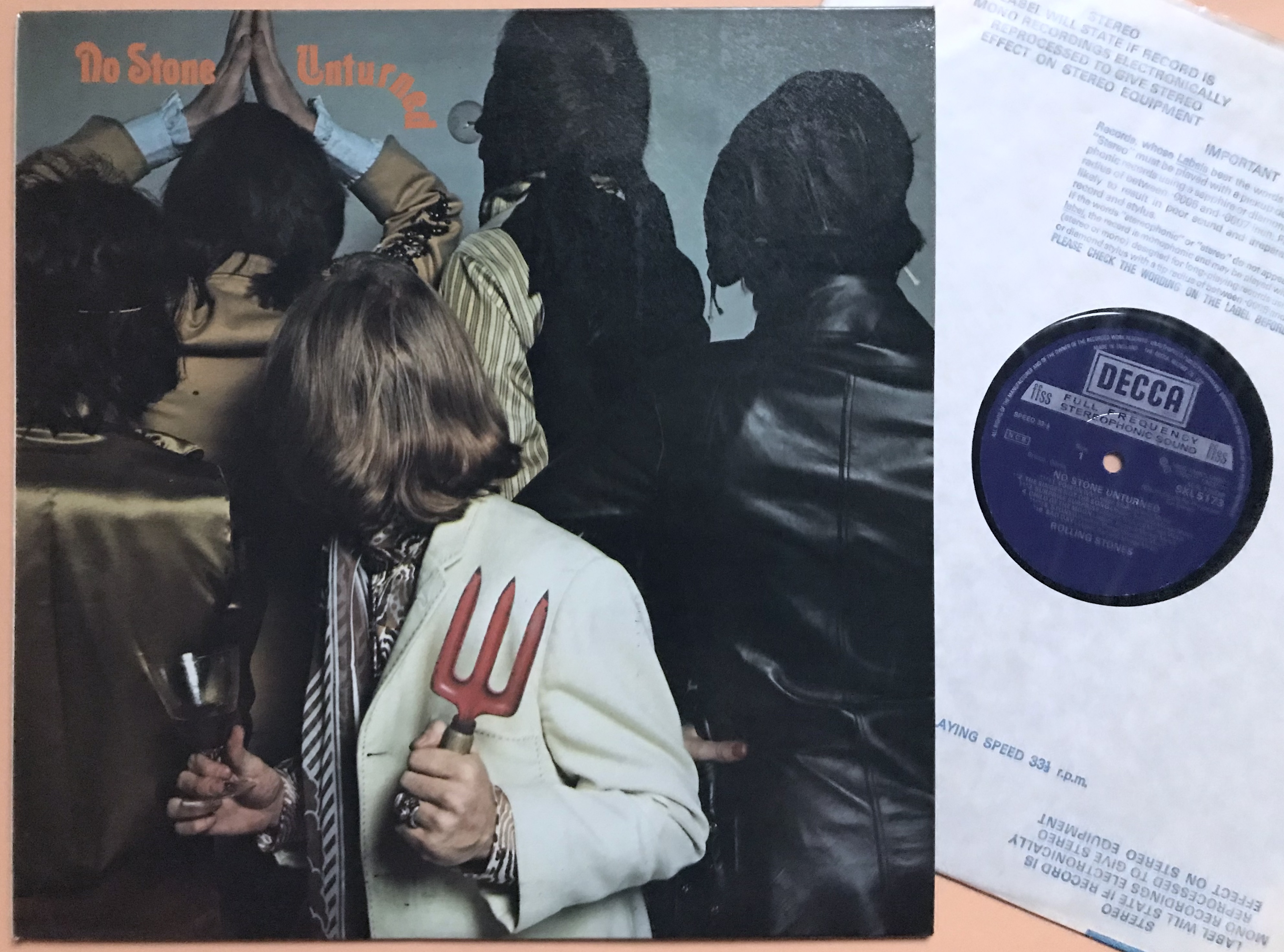 ROLLING STONES - No stone unturned UK-orig LP 1973